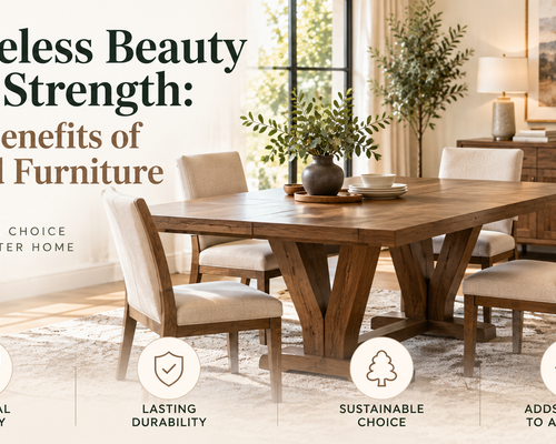 Timeless Beauty and Strength: The Benefits of Wood Furniture