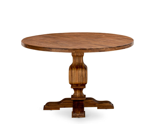 The Timeless Charm of Round Solid Wood Dining Tables