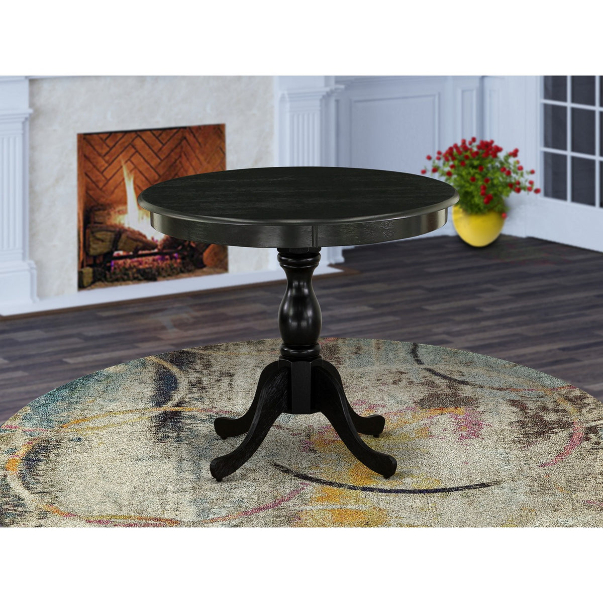 Antique round dining sales table for sale