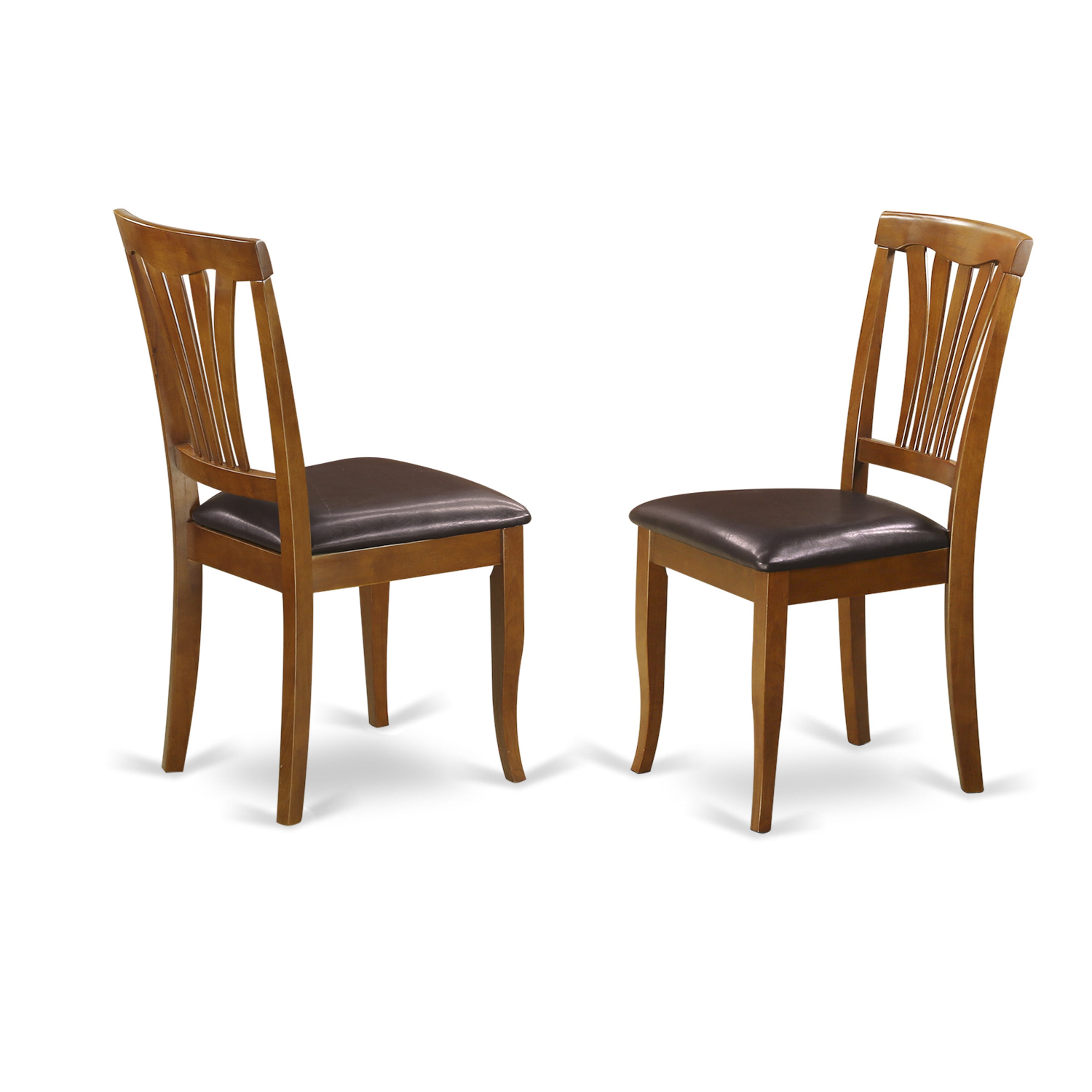 NAAV9-SBR-LC 9 Pcformal Dining room set-Dining Table and 8 Dining Chairs