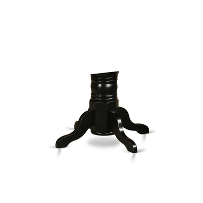 Avon Table Pedestal in Black Finish