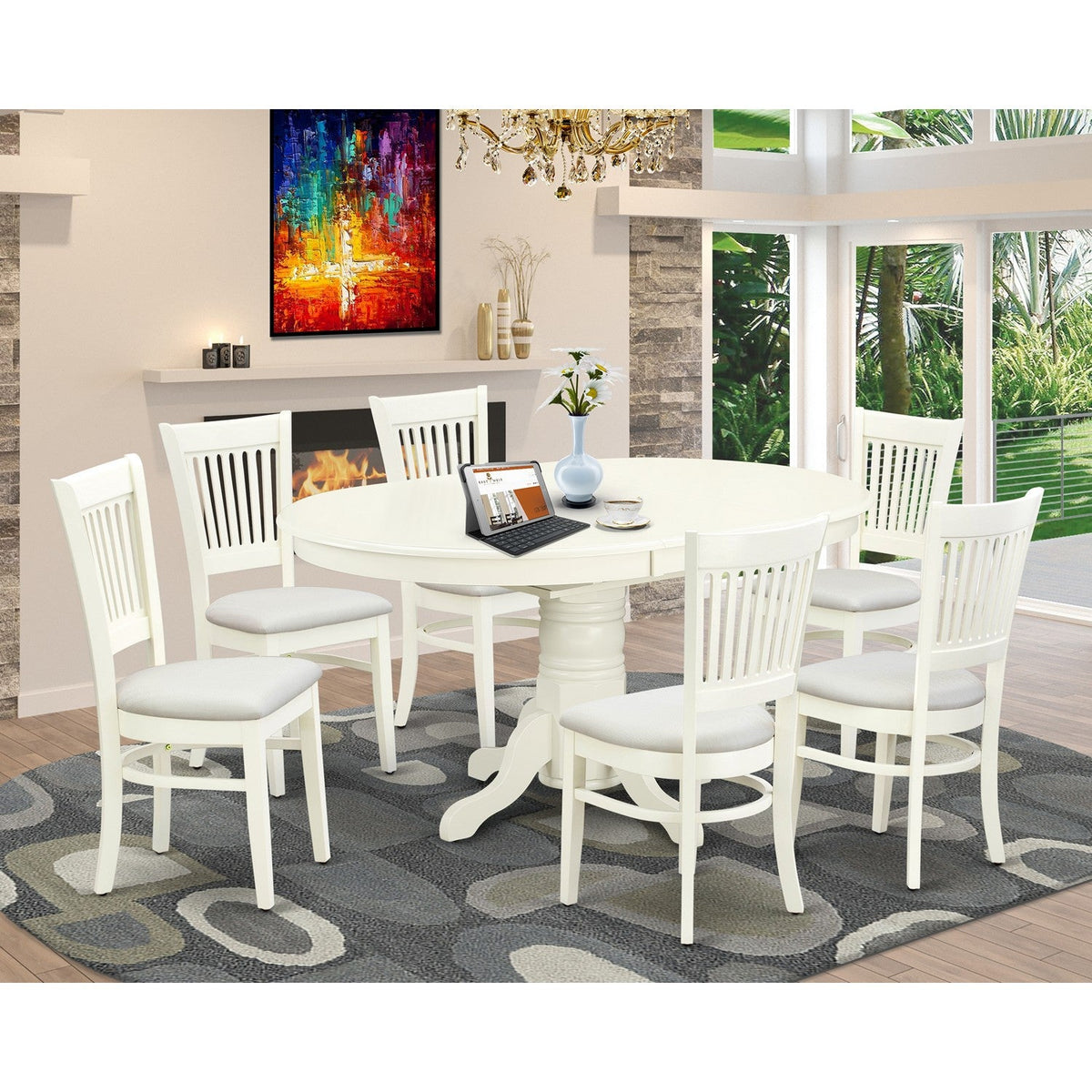 Set Brielle Bistro composto da tavolo rotondo da 80 cm e 2 sedie da Set Brielle Bistro composto da tavolo rotondo da 80 cm e 2 sedie da
