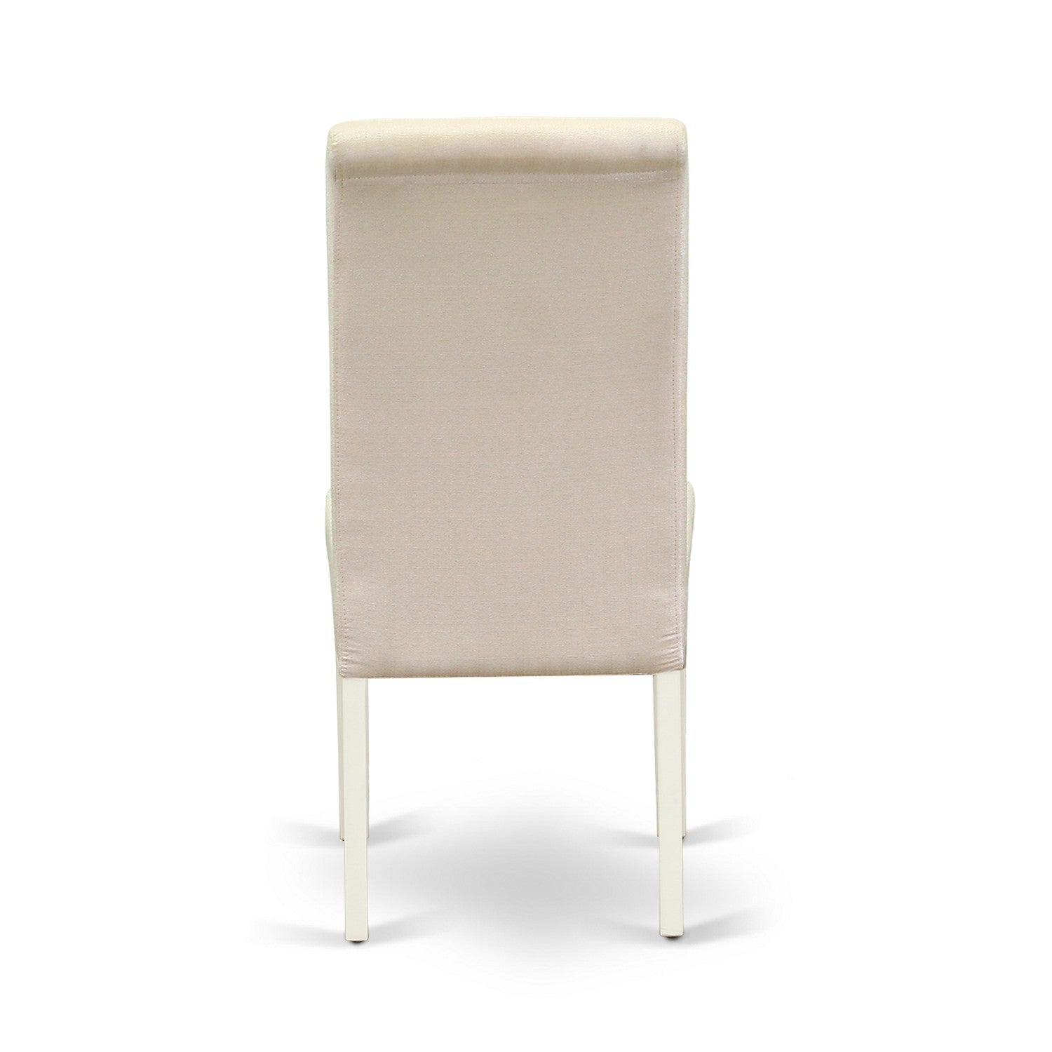EAST WEST FURNITURE - X077BA201-5 - 5-Pc Modern Dining Table Set - 4 Parson Chairs and 1 Kitchen Dining Table - linen white Finish