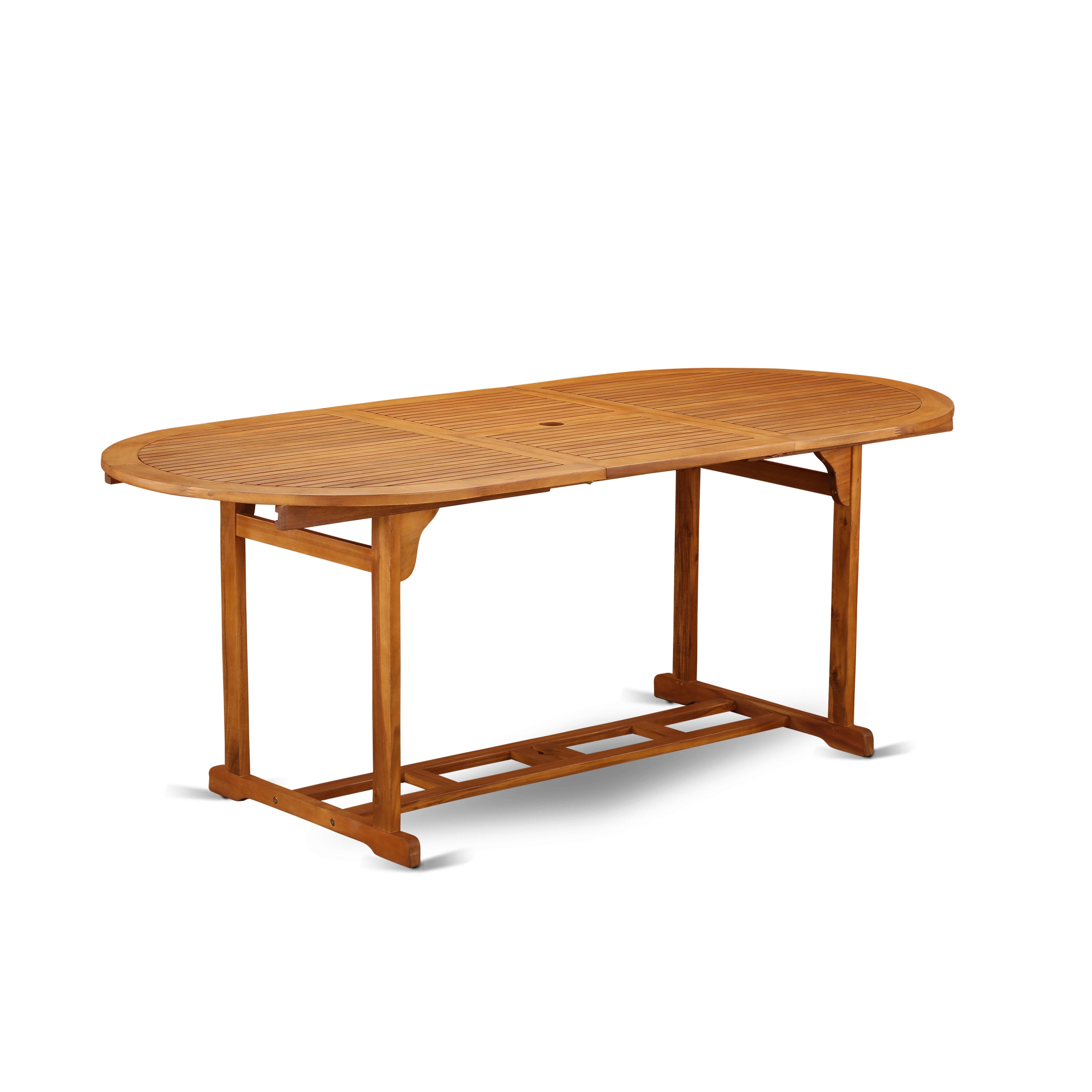 BSCM9CWNA This 9 Pc Acacia Outside patio Dining Sets includes a single Outdoor-Furniture table and Eight foldable Outdoor-Furniture chairs