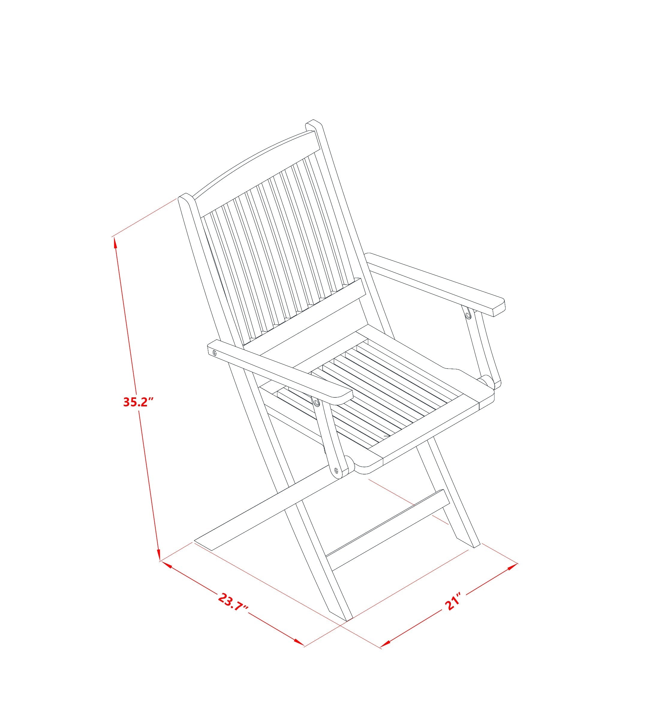 DICM5CANA This 5 Piece Acacia Wooden Patio area Dining Sets offers an Outdoor-Furniture table and four foldable Outdoor-Furniture chairs