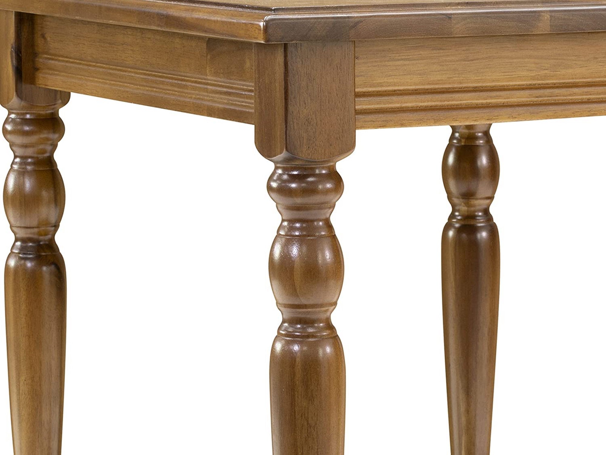 East West Furniture GB28F-1BF08 2-Piece Granbury Full Bedroom Set with Button Tufted Full Bed and an Antique Walnut Night Stand - Brown faux Leather with Brown Texture and Black Legs