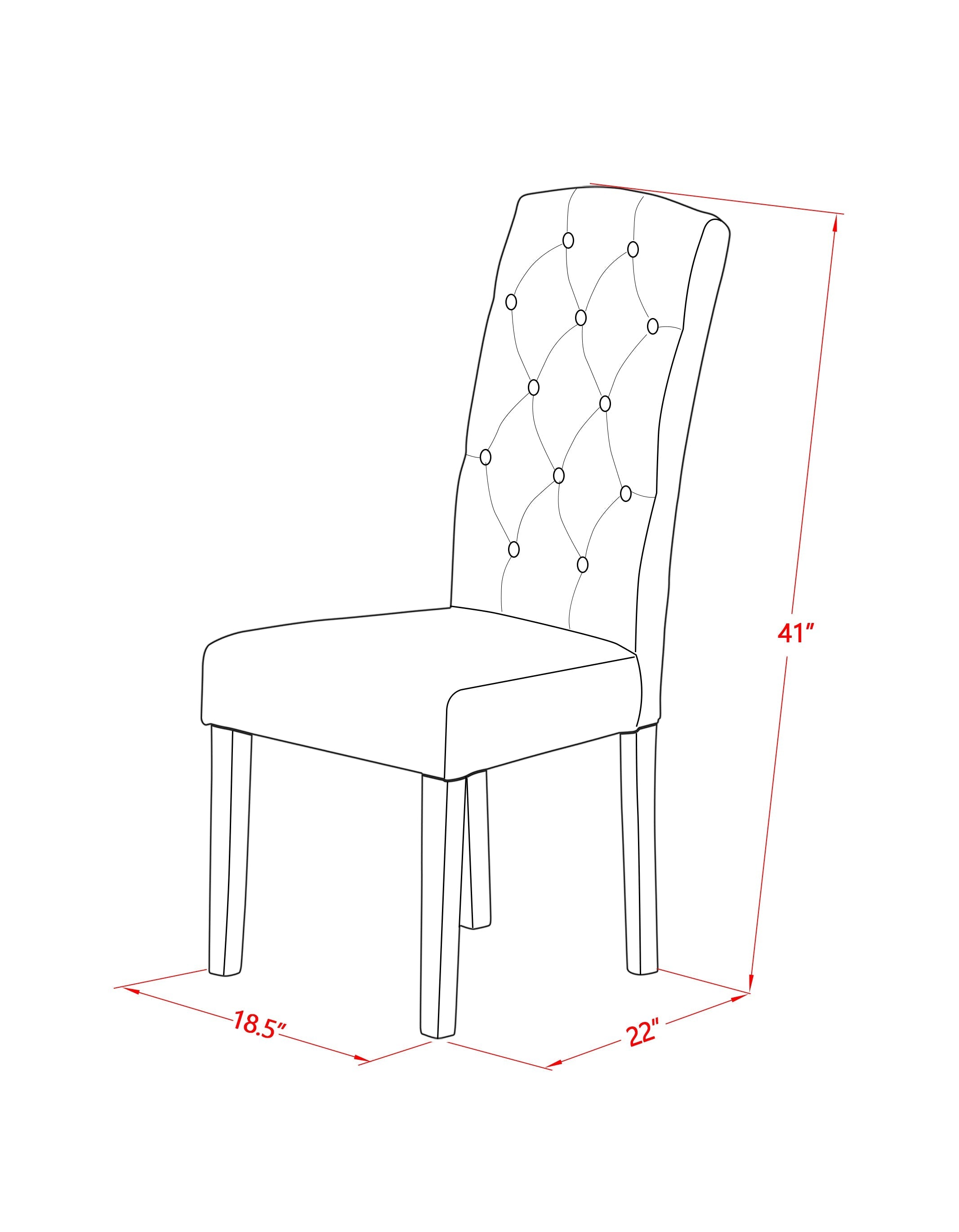 EAST WEST FURNITURE - X696CE121-5 - 5-Pc Kitchen Dining Room Set - 4 Dining Padded Chairs and 1 Modern Kitchen Table (Wire Brushed Black Finish)
