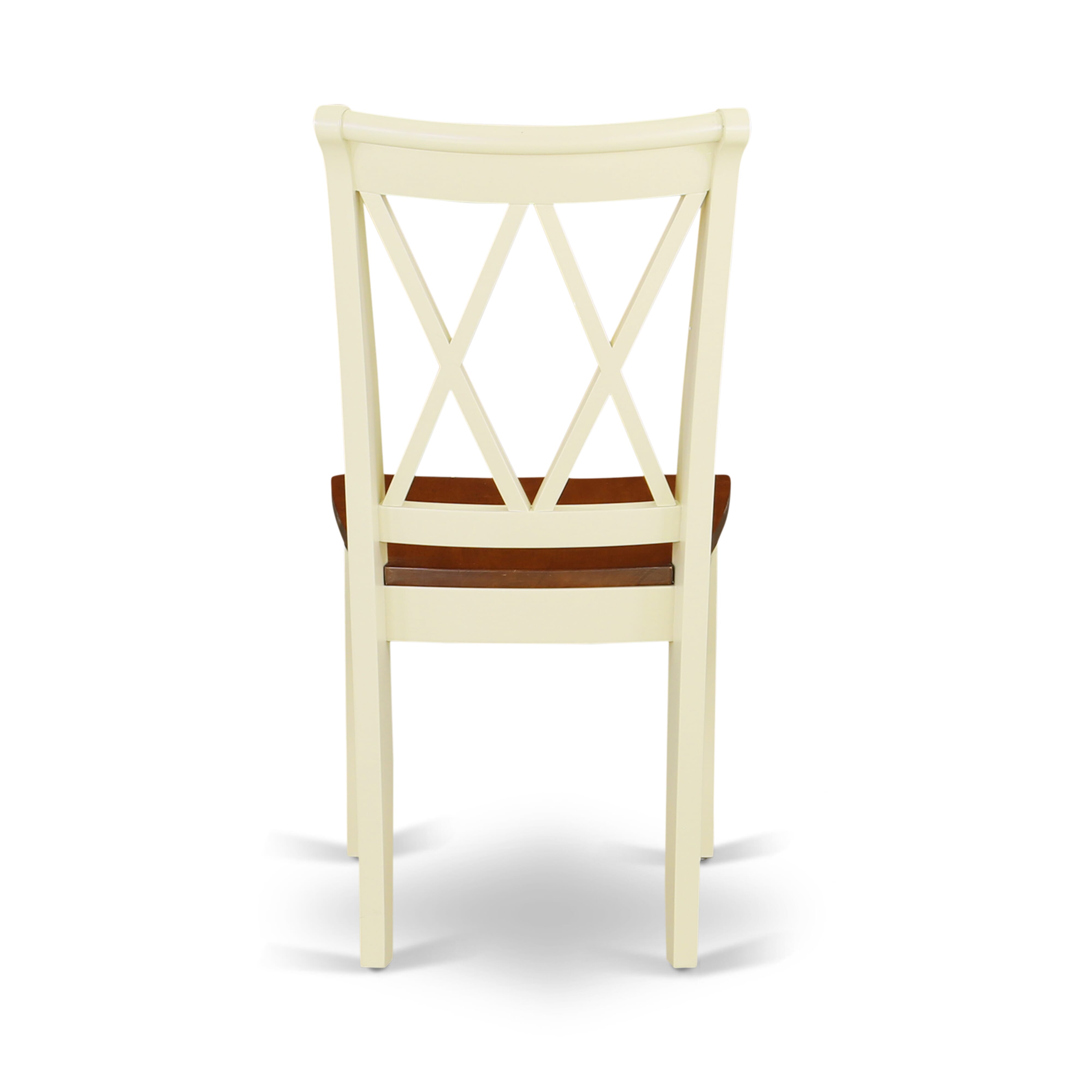 El juego de comedor de 5 piezas East West Furniture NDCL5-WHI-W incluye una mesa de cocina rectangular con alas abatibles y 4 sillas de comedor.