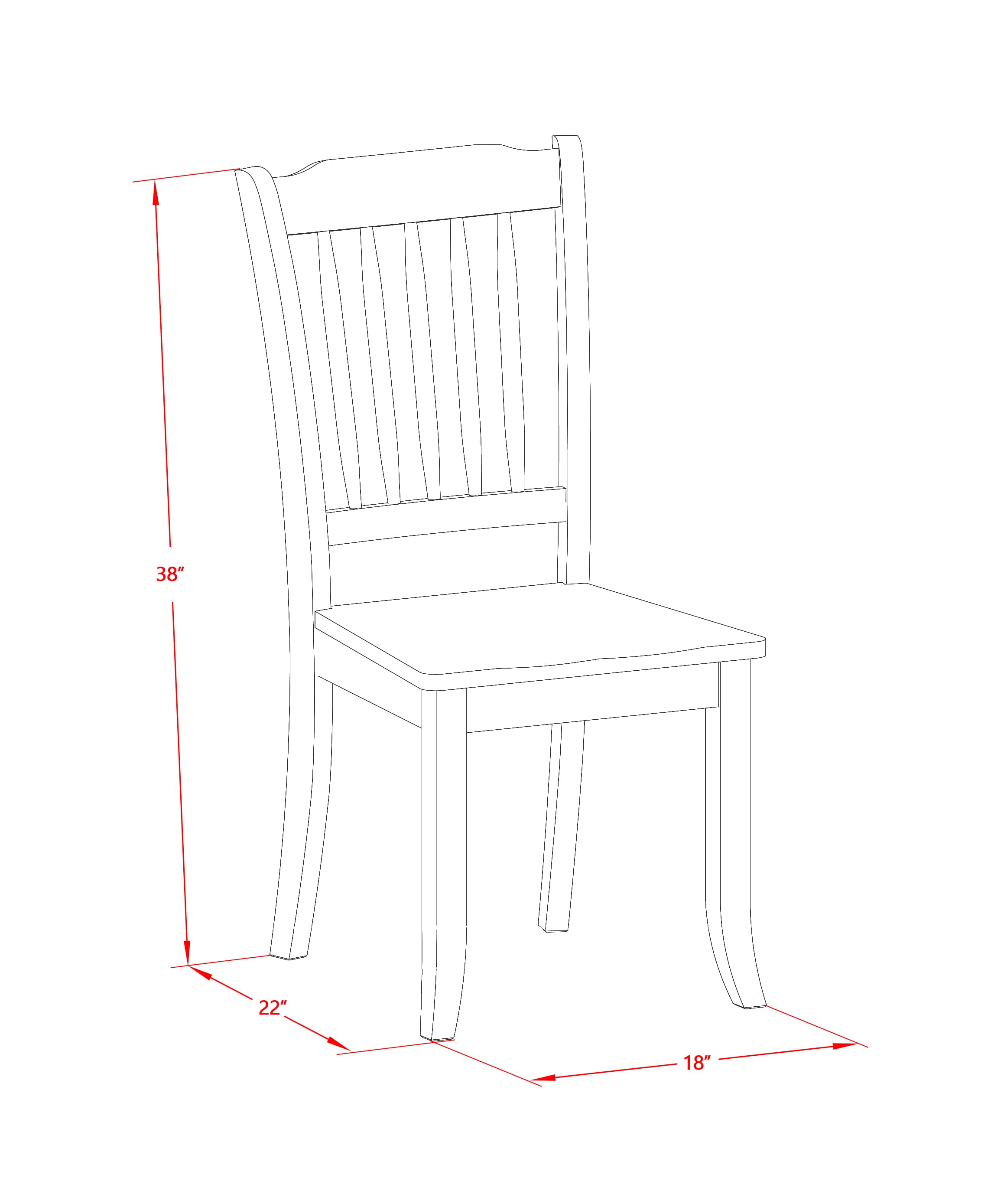 NDDA3-WHI-W Kitchen Table Set 3 Pcs- 2 Wonderful Chairs for Dining Room and a Fantastic Wood Dining Table - Cherry Finish Hardwood Chair Seat and Table Top - Buttermilk Finish Solid wood Structure.