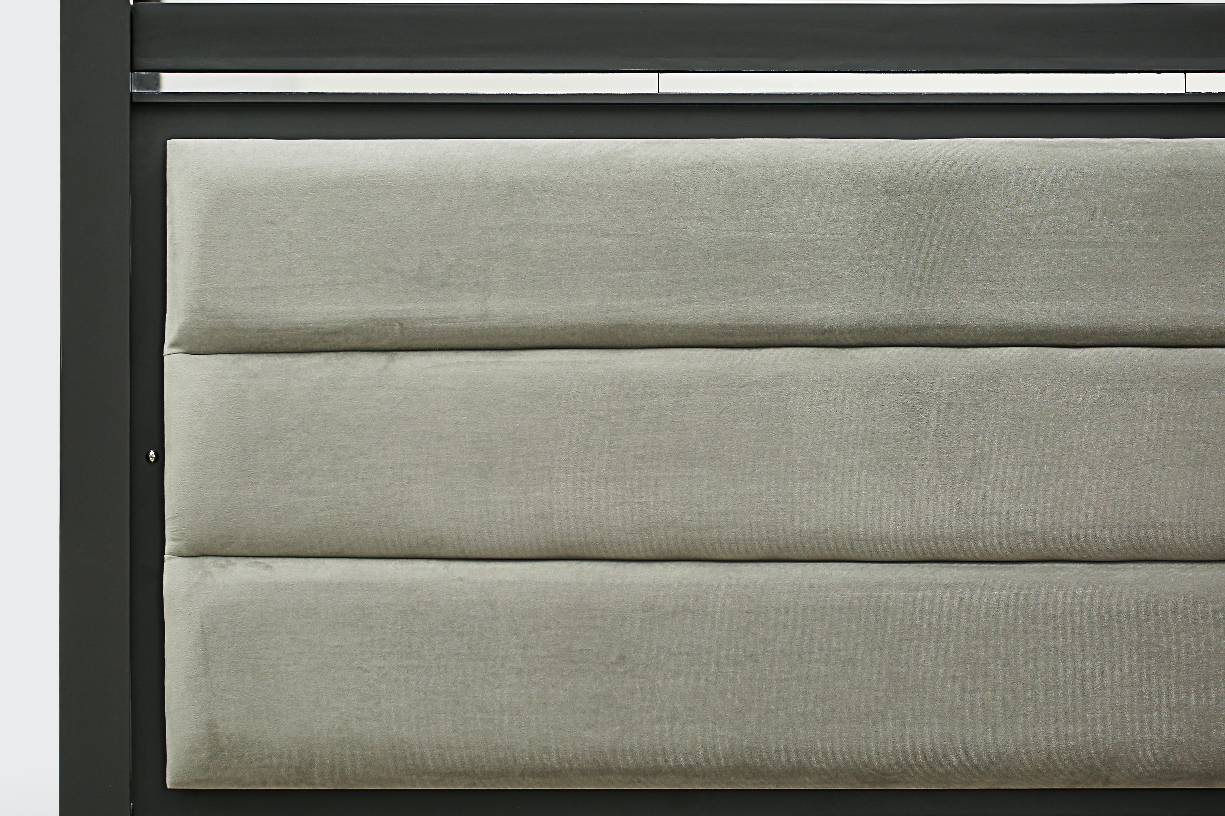 Juego de cama tamaño king de 4 piezas East West Furniture DE20-K00DMC con 1 marco de cama