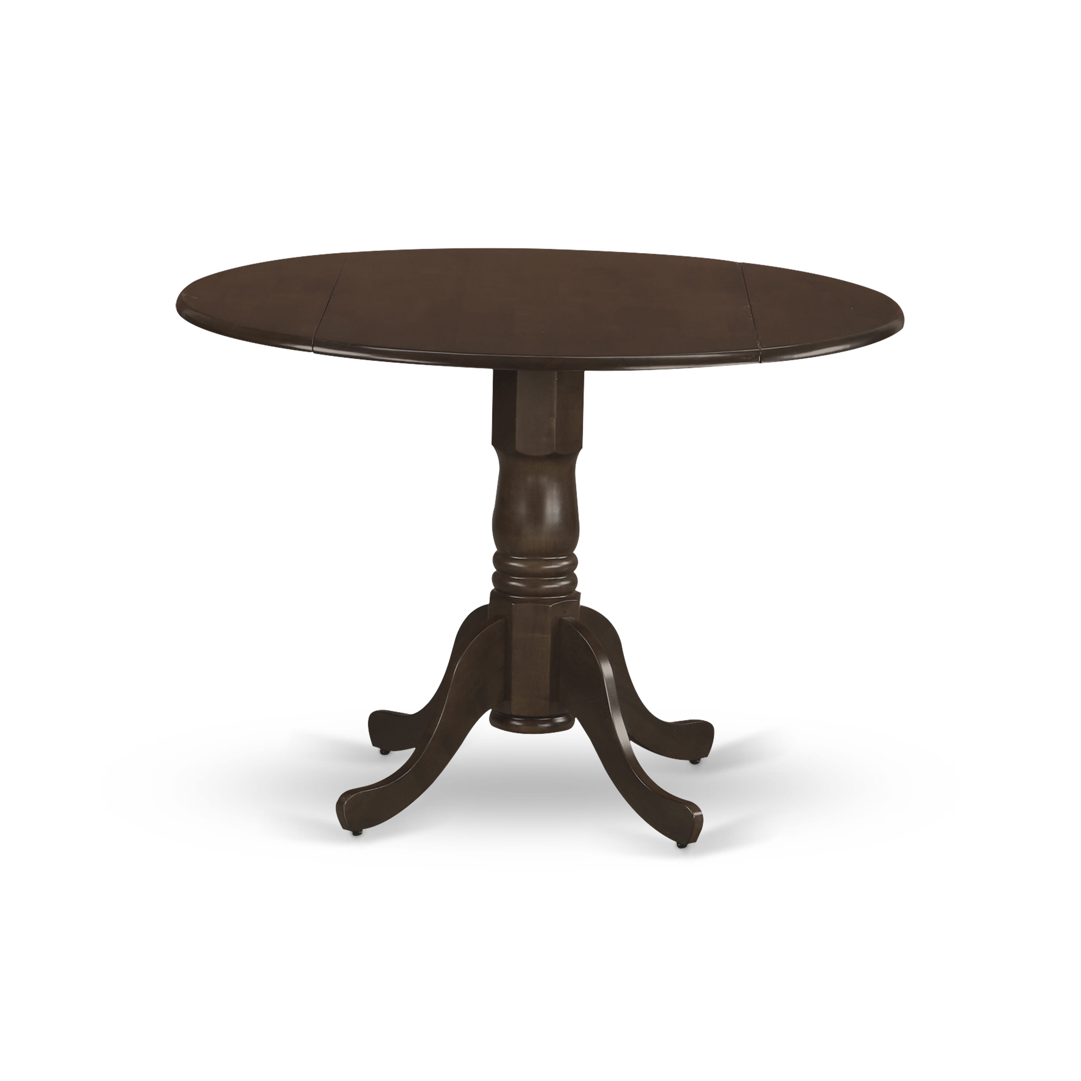 DLLY3-ESP-W 3 Pc Kitchen Table with 2 drop leaves and 2Leather Dinette Chairs