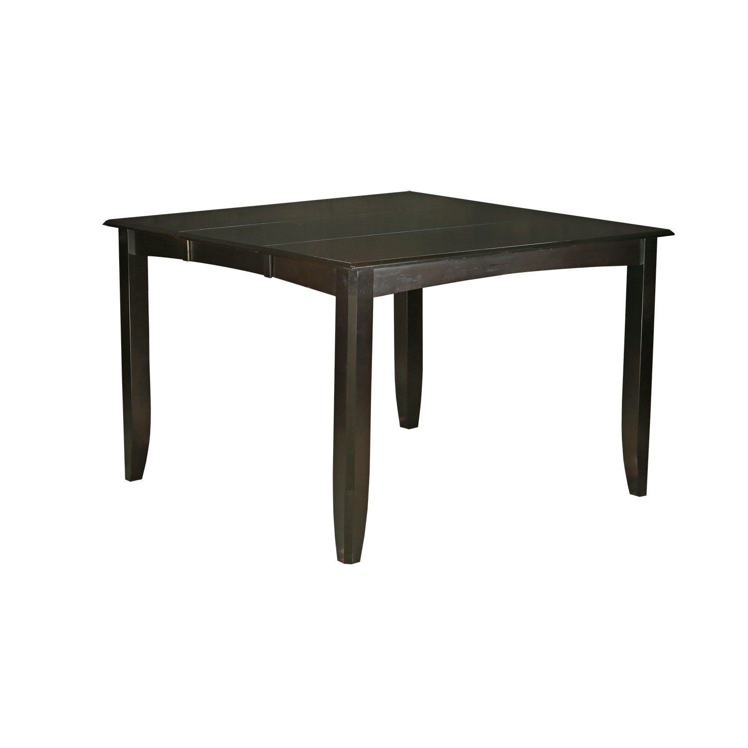 Juego de comedor de 5 piezas con altura de mostrador FAIR5-CAP-W de East West Furniture. Incluye una mesa de comedor cuadrada con pedestal y 4 sillas de cocina.