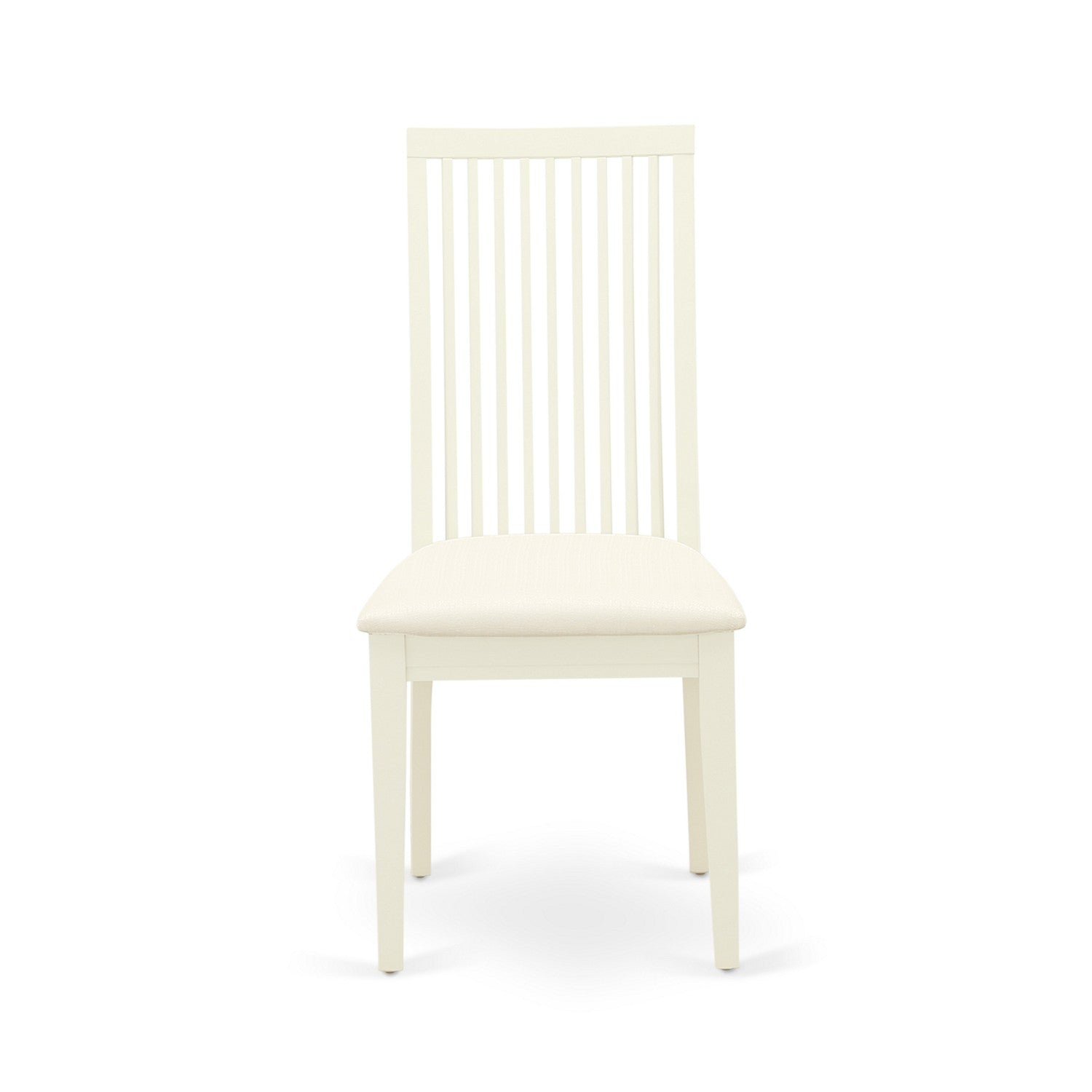 Juego de mesa de comedor de 3 piezas East West Furniture MZIP3-LWH-C. Incluye una mesa de cocina rectangular con alas abatibles y 2 sillas de comedor tapizadas en tela de lino.