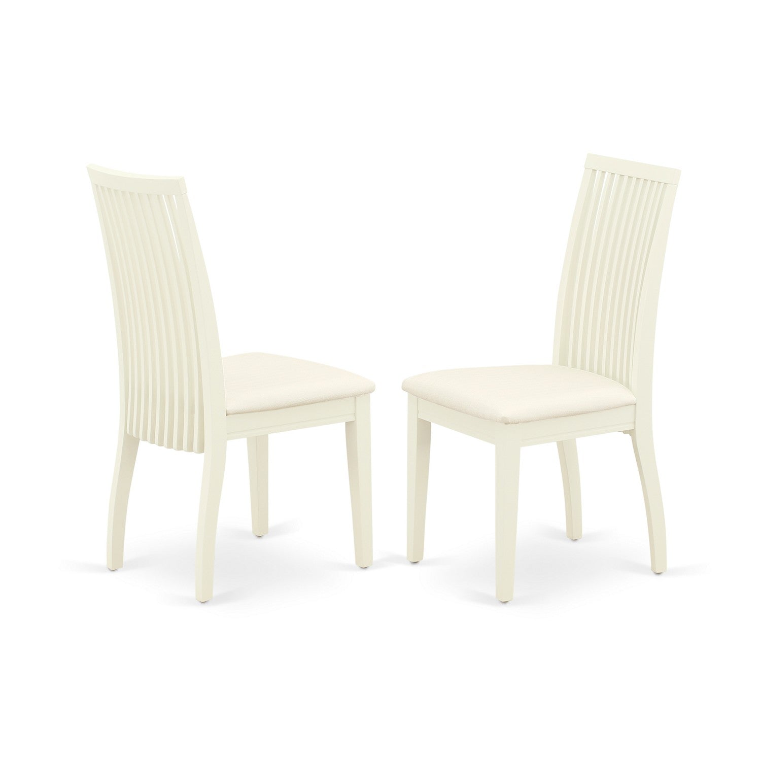 Sillas de comedor Ipswich East West Furniture IPC-LWH-C - Sillas de madera tapizadas en tela de lino