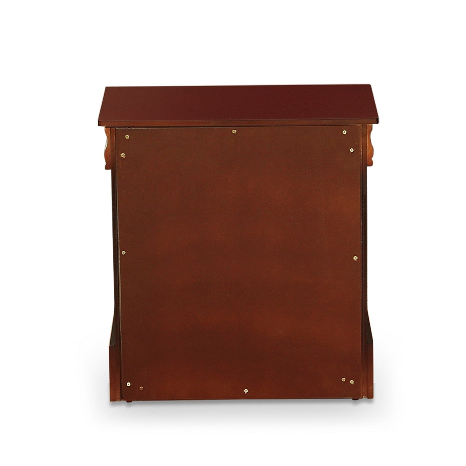 East West Furniture Louis Philippe 3 Piece Queen Size Bedroom Set in Phillip Walnut Finish with Queen Bed,2 Nightstands