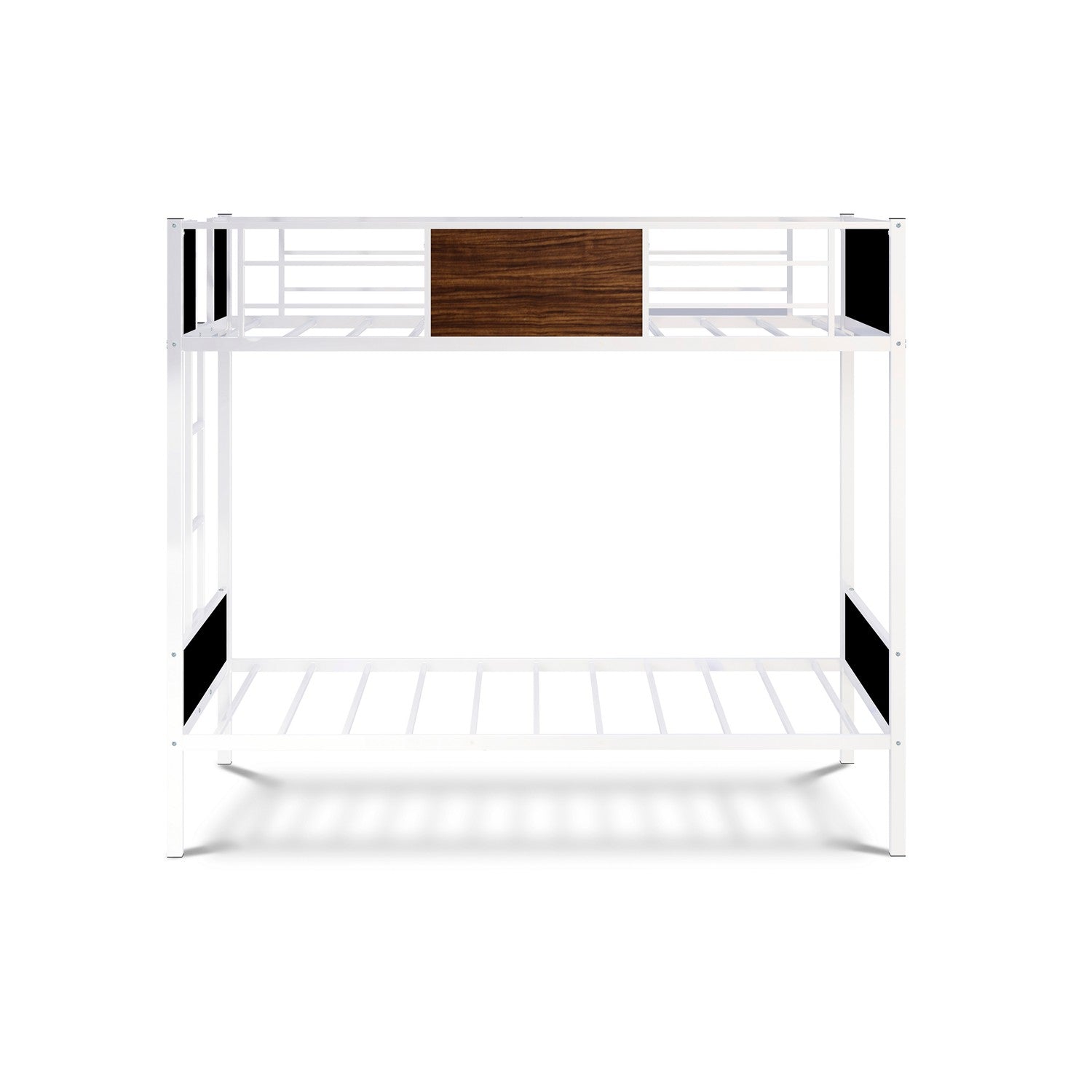 Litera doble Lynfield LYT0WHI con recubrimiento en polvo de color blanco