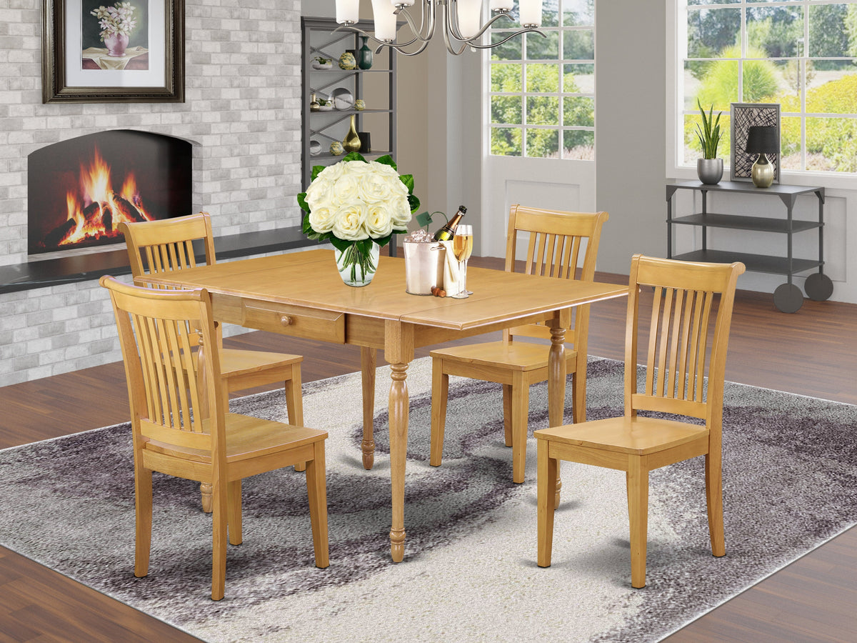 Dining Room Chairs Heavy Duty Dinette Sets Gia 5-Piece Dining Set