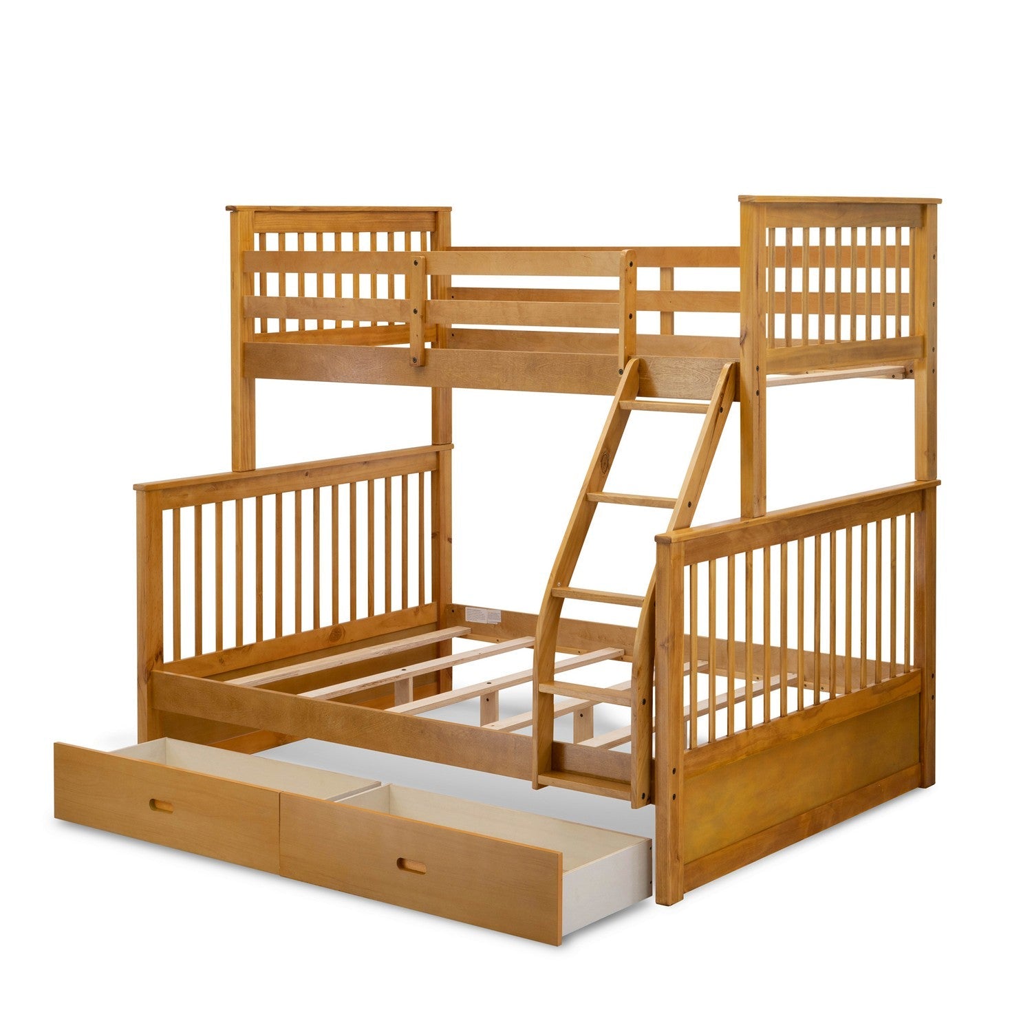 East West Furniture ODB-09-WA Hermosa cama individual para niños (dos camas separadas)