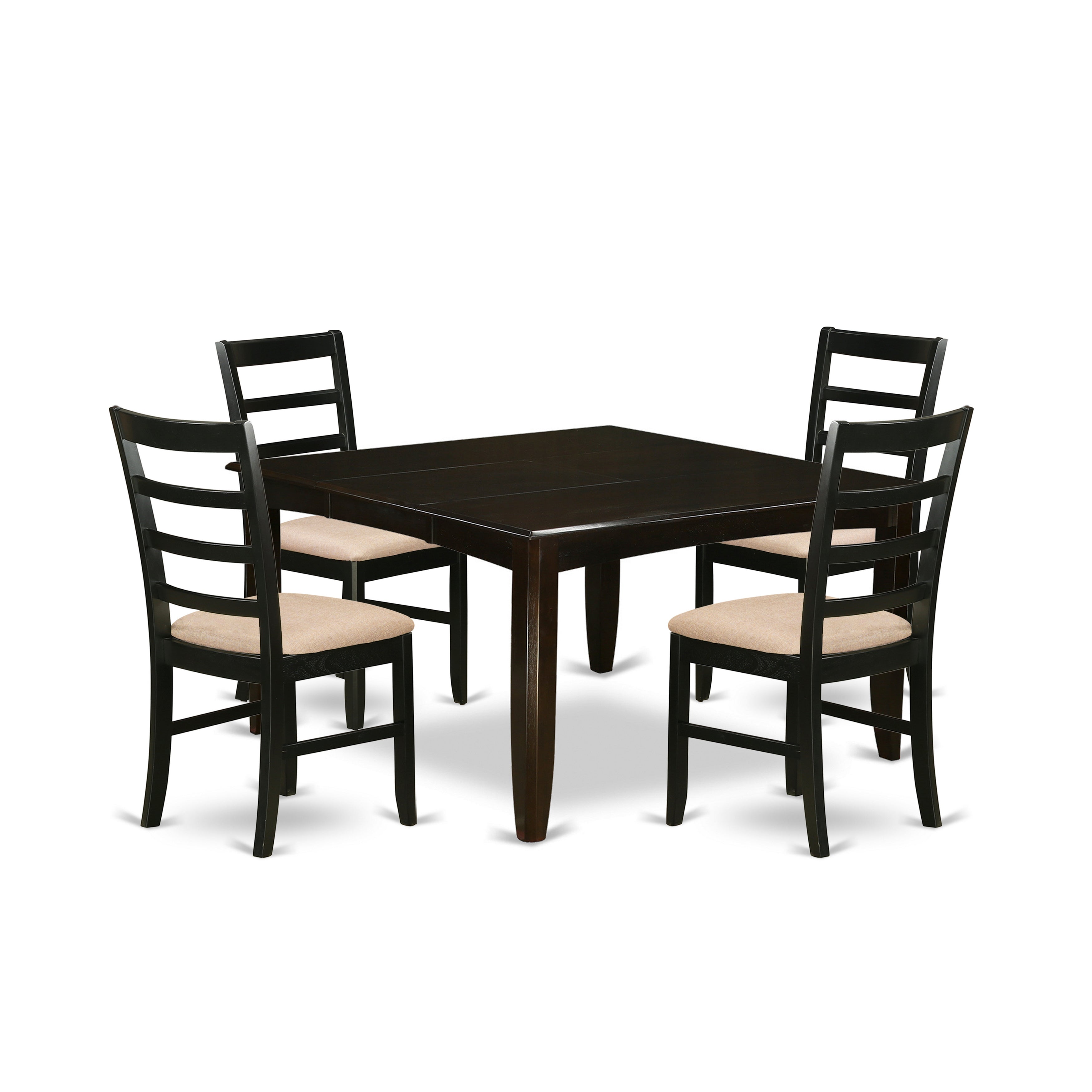 PARF5-CAP-C 5 Pc Dining room set-Table and 4 Kitchen Chairs.