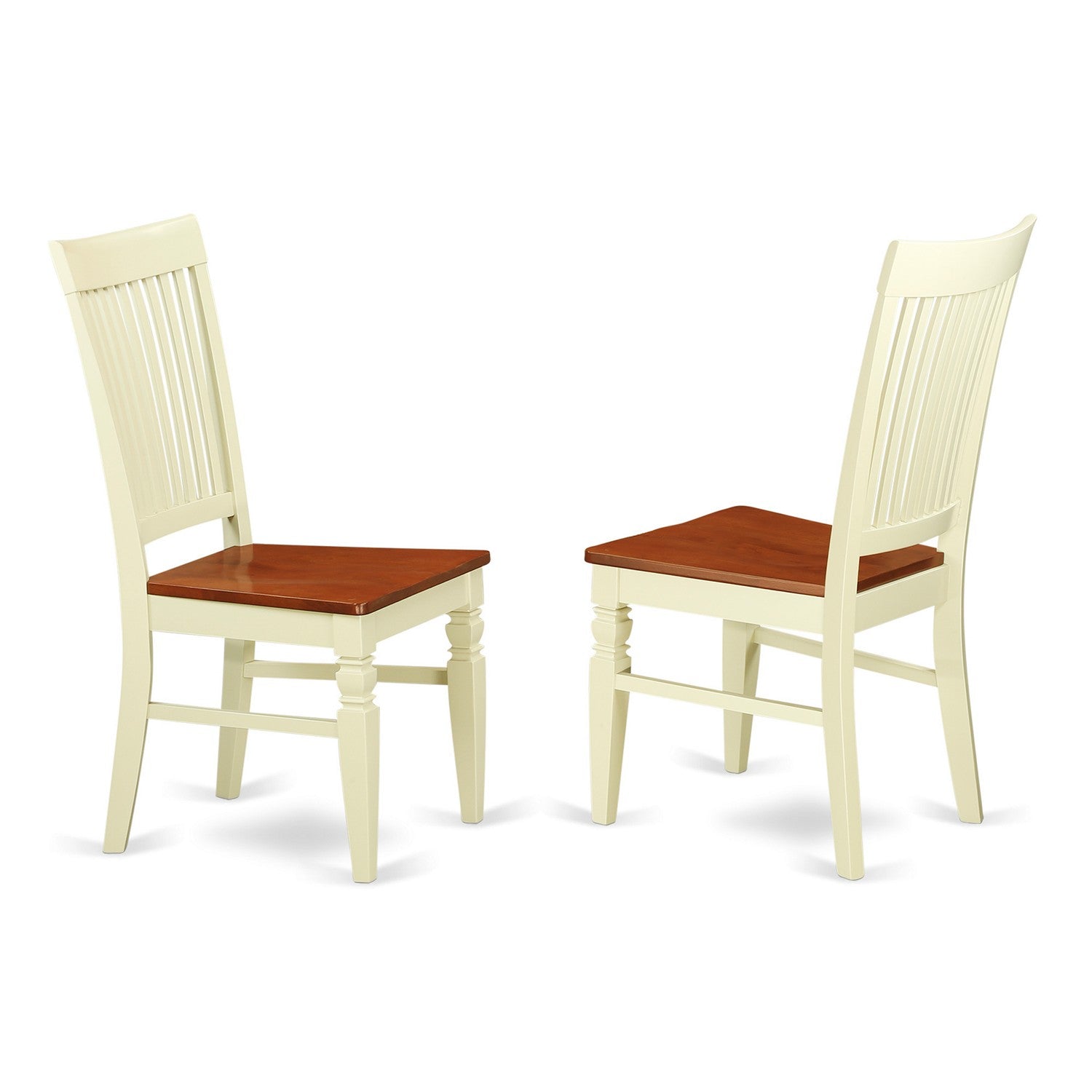 El juego de mesa de comedor de 5 piezas East West Furniture NIWE5-BMK-W incluye una mesa de cocina rectangular con diseño de hojas de mariposa y 4 sillas de comedor.