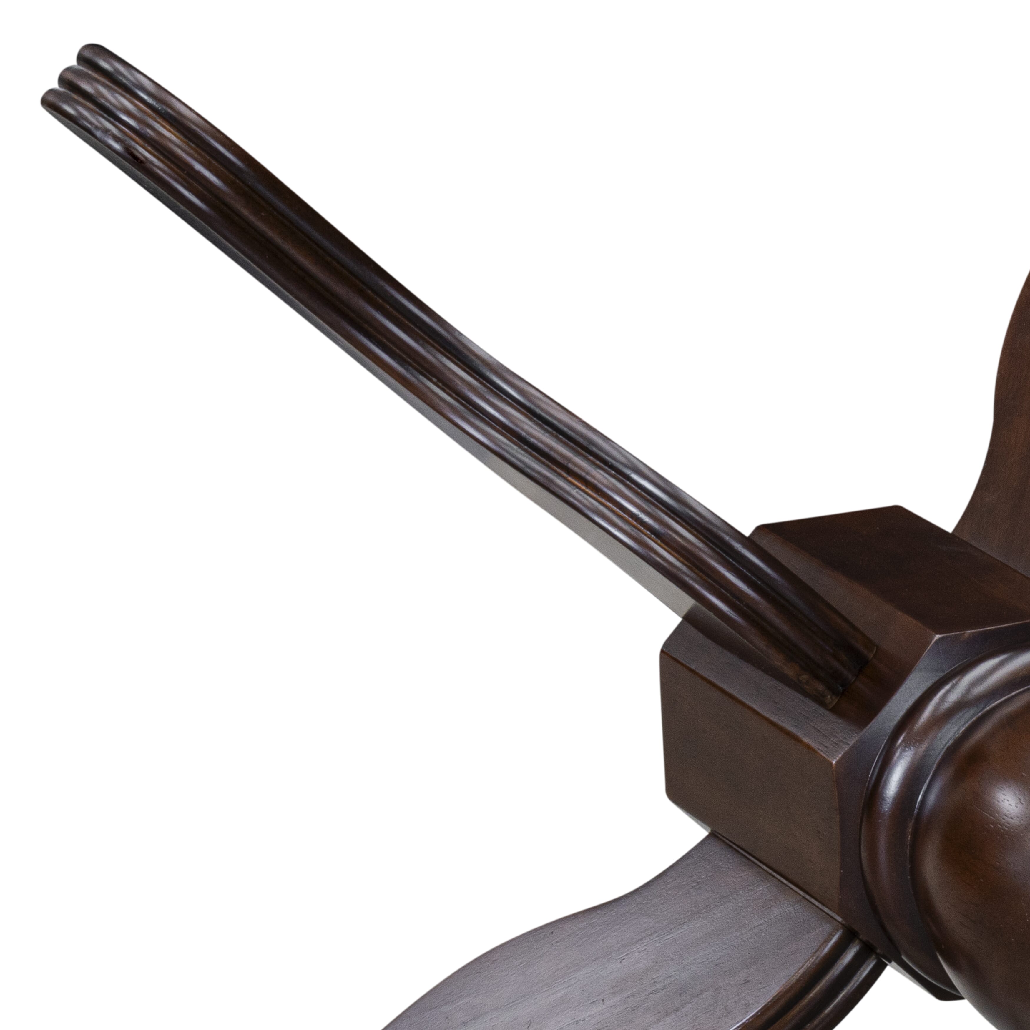 Luxe by East West Furniture 42DA3-307-13 3-piece mid-century dining set Consists a pedestal dining table and 2 Button Tufted Parsons chairs with Platinum Gray linen fabric, Mahogany finish.