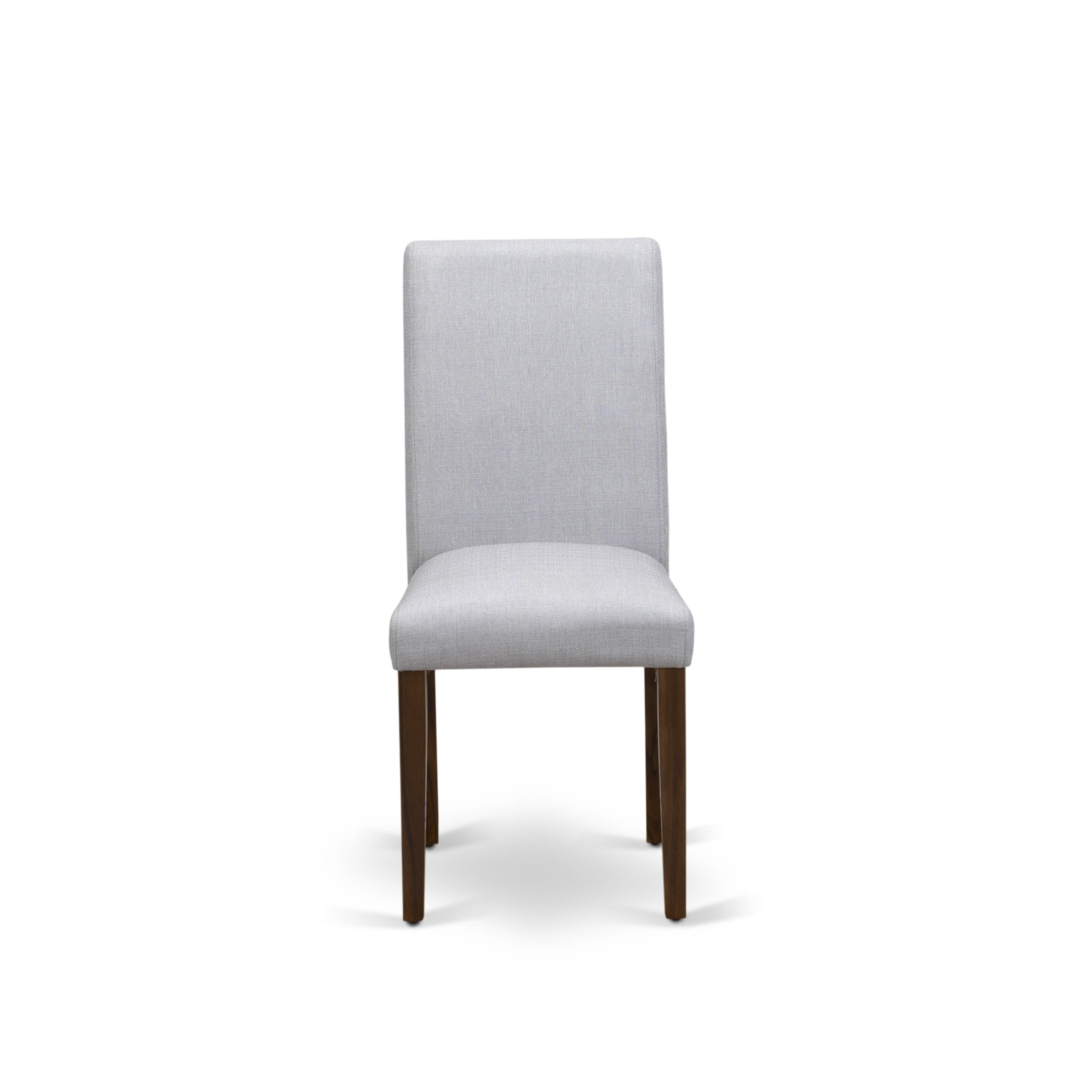 X12AB-008-05-13 Pieces Extendable Dining Set Includes a Rectangle Xtenczar Dining Table and 12 Gray Linen Fabric Dining Chairs, Antique Walnut
