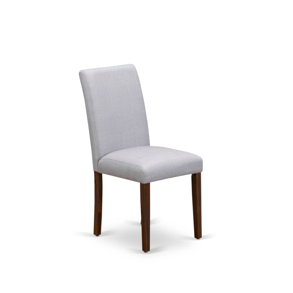 East West Furniture YAAB5-AWA-05 5 Piece Modern Dining Table Set Includes a Rectangle Dining Room Table and 4 Parson Kitchen Chairs
