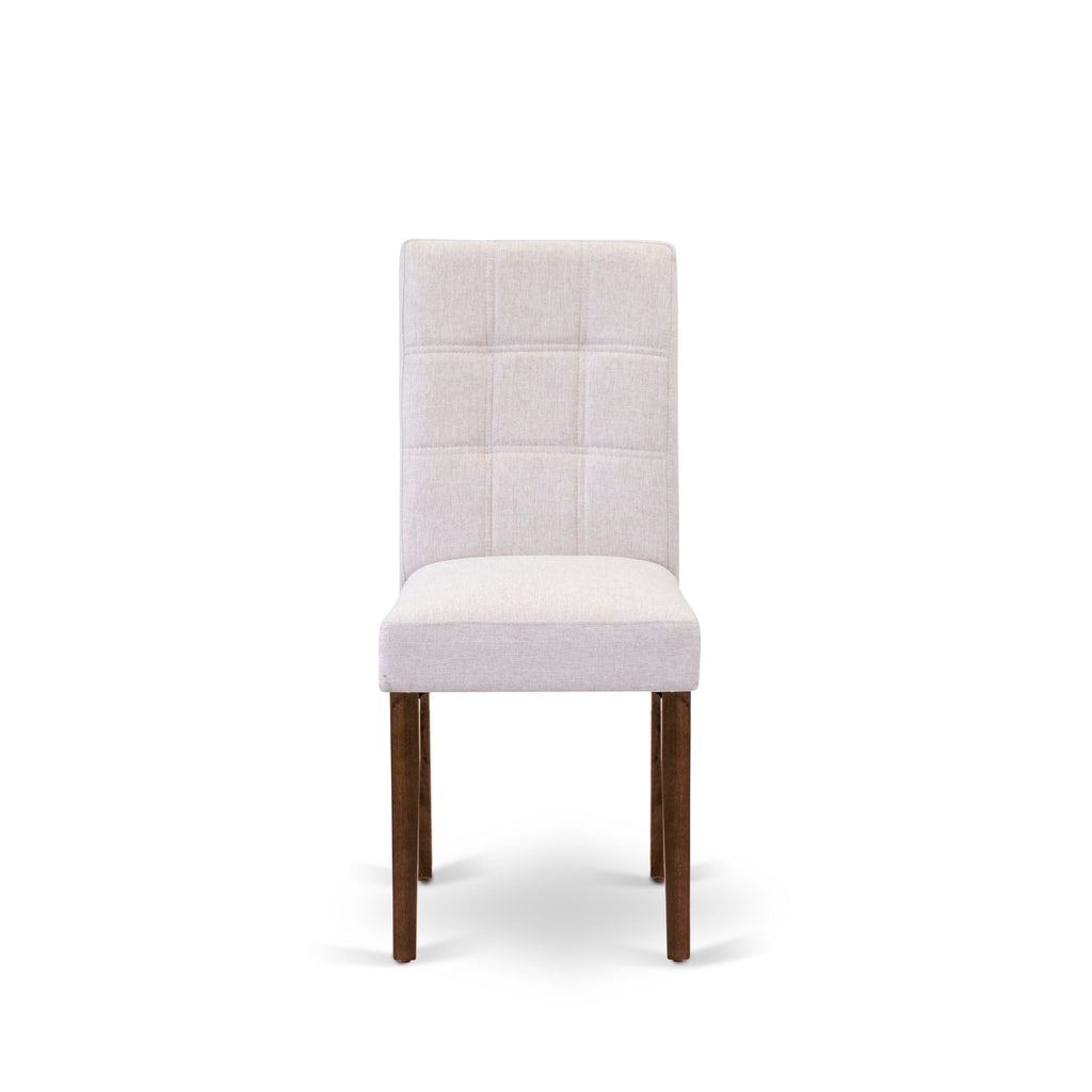 Luxe by East West Furniture X07AS-BC8-08 - Juego de comedor extensible de 10 piezas que incluye una mesa de cocina rectangular