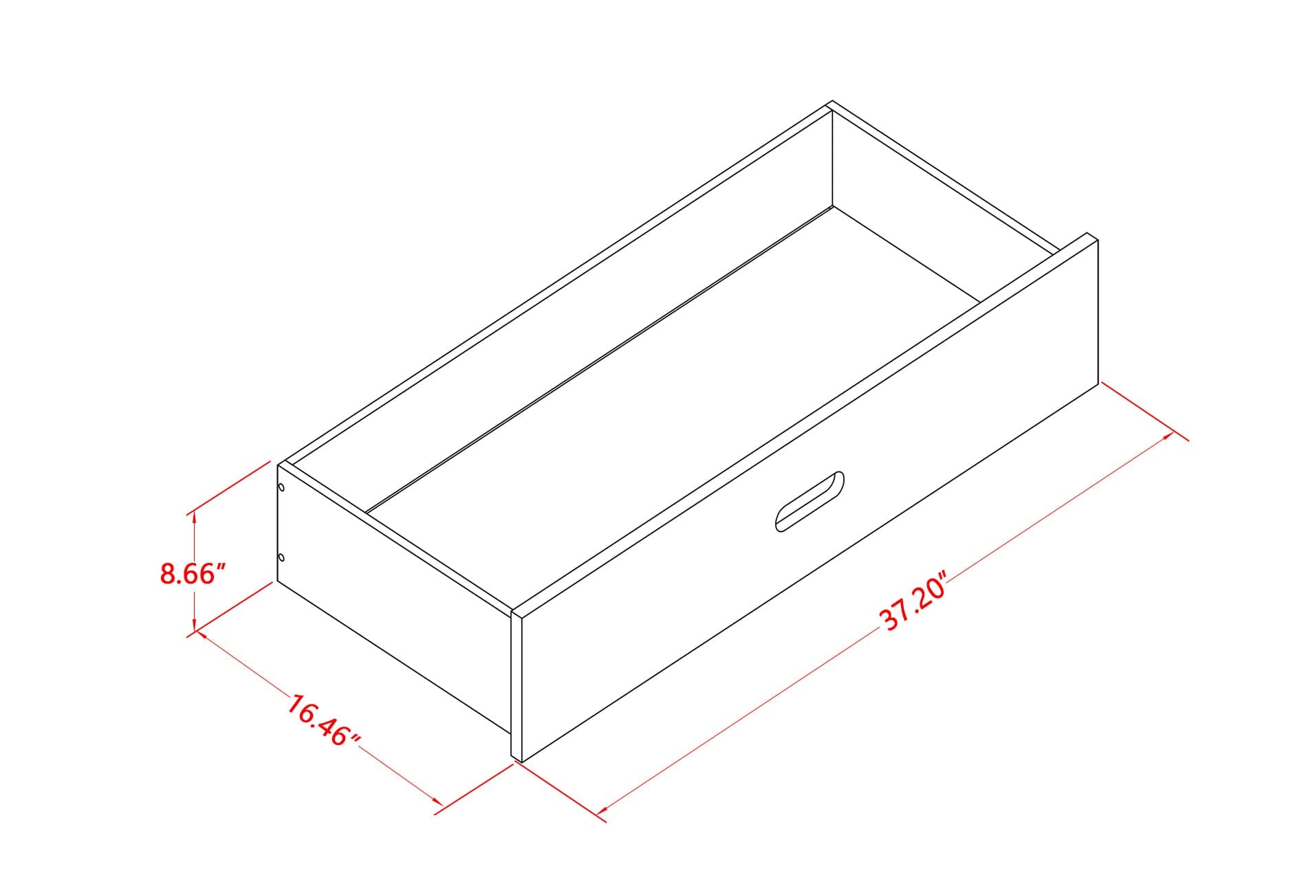 Albury Bunk Bed Under Drawer in Gray Finish
