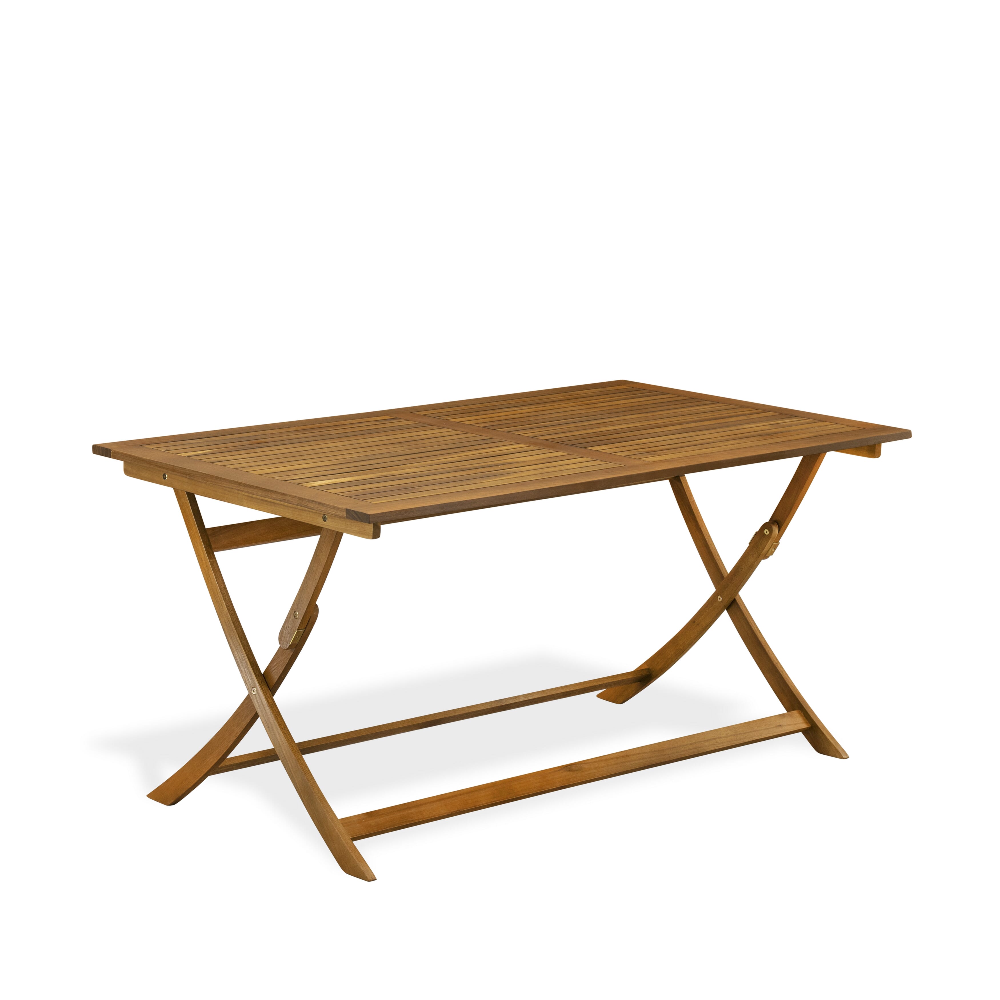 EAST WEST FURNITURE - AEDK5CWNA - 5 Piece Stylish Bistro Patio Set- Perfect for The Shore, Camping, Picnics - Attractive Outdoor Table with 4 Arms Less Lawn Chairs- Natural Oil Finish