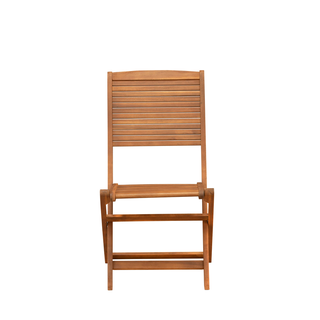 East West Furniture DEFM9CWNA 9 Piece Patio Garden Table Set Includes a Rectangle Outdoor Acacia Wood Dining Table and 8 Folding Side Chairs