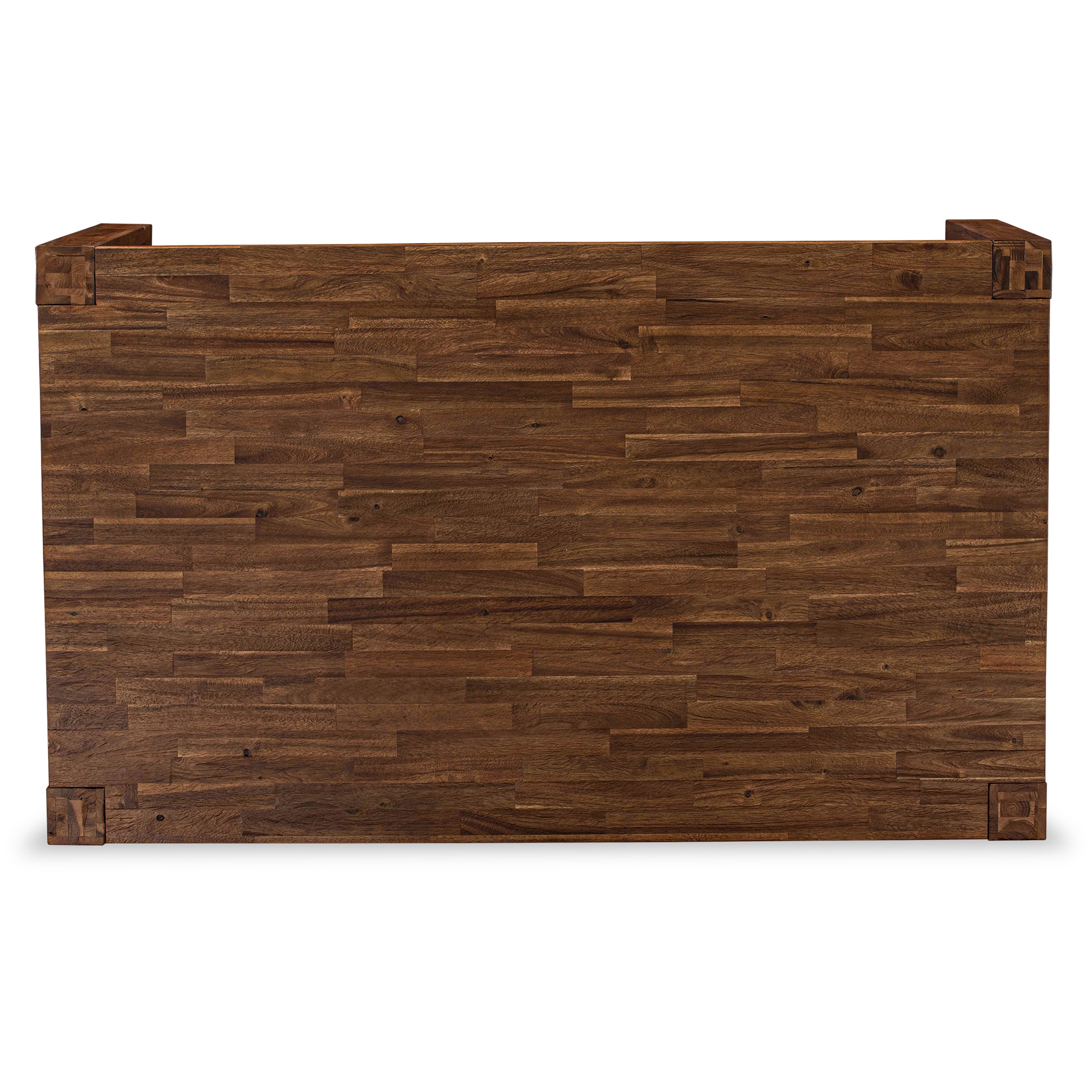 El juego de mesa de comedor de 5 piezas CNFO5-N8-18 de East West Furniture incluye una mesa de comedor rectangular de madera rústica y 4 sillas tapizadas en tela de lino marrón.