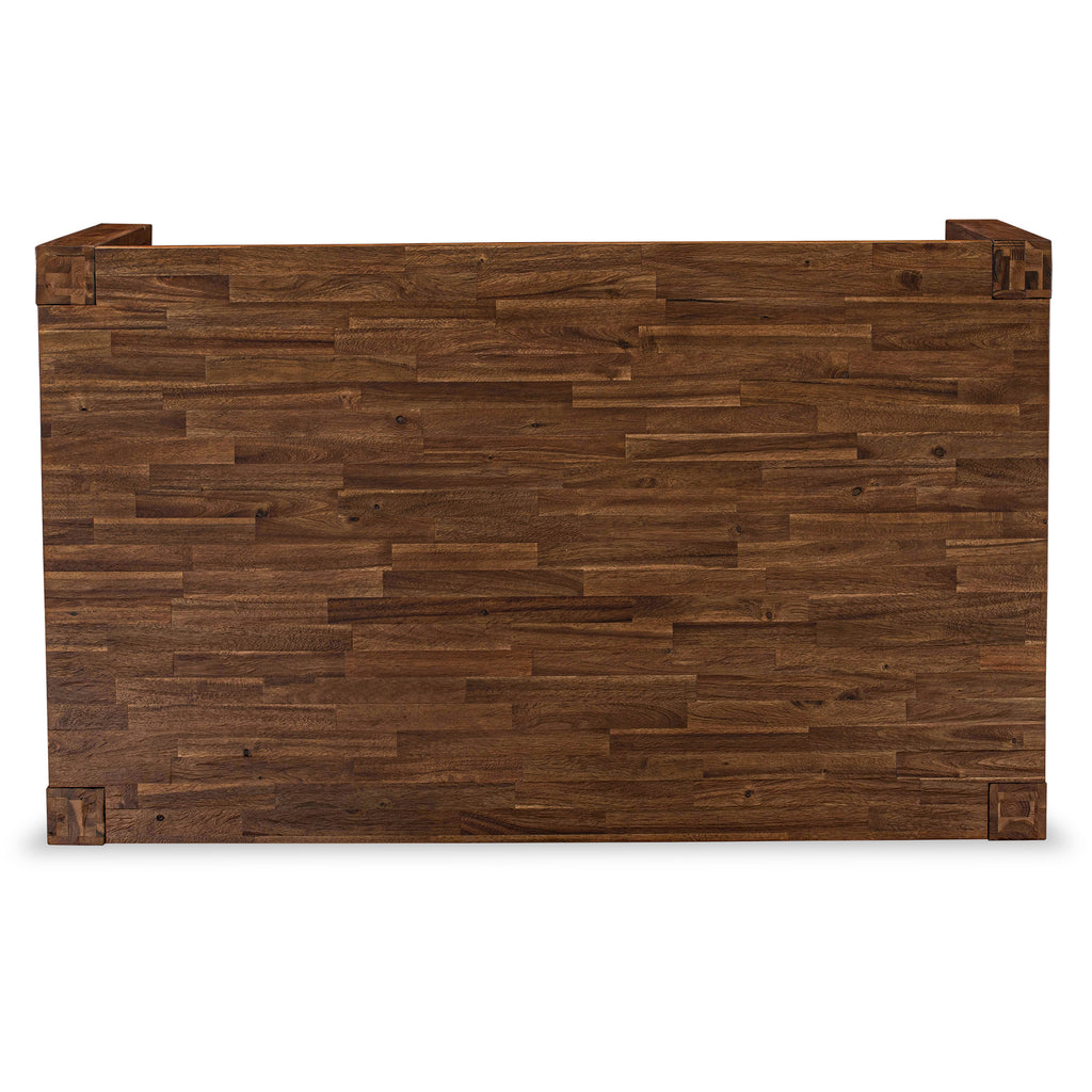 Juego de mesa de cocina de 5 piezas East West Furniture LMEL5-N8-05 para 4 personas. Incluye una mesa de comedor rectangular de madera rústica y 4 sillas tapizadas en tela de lino gris.