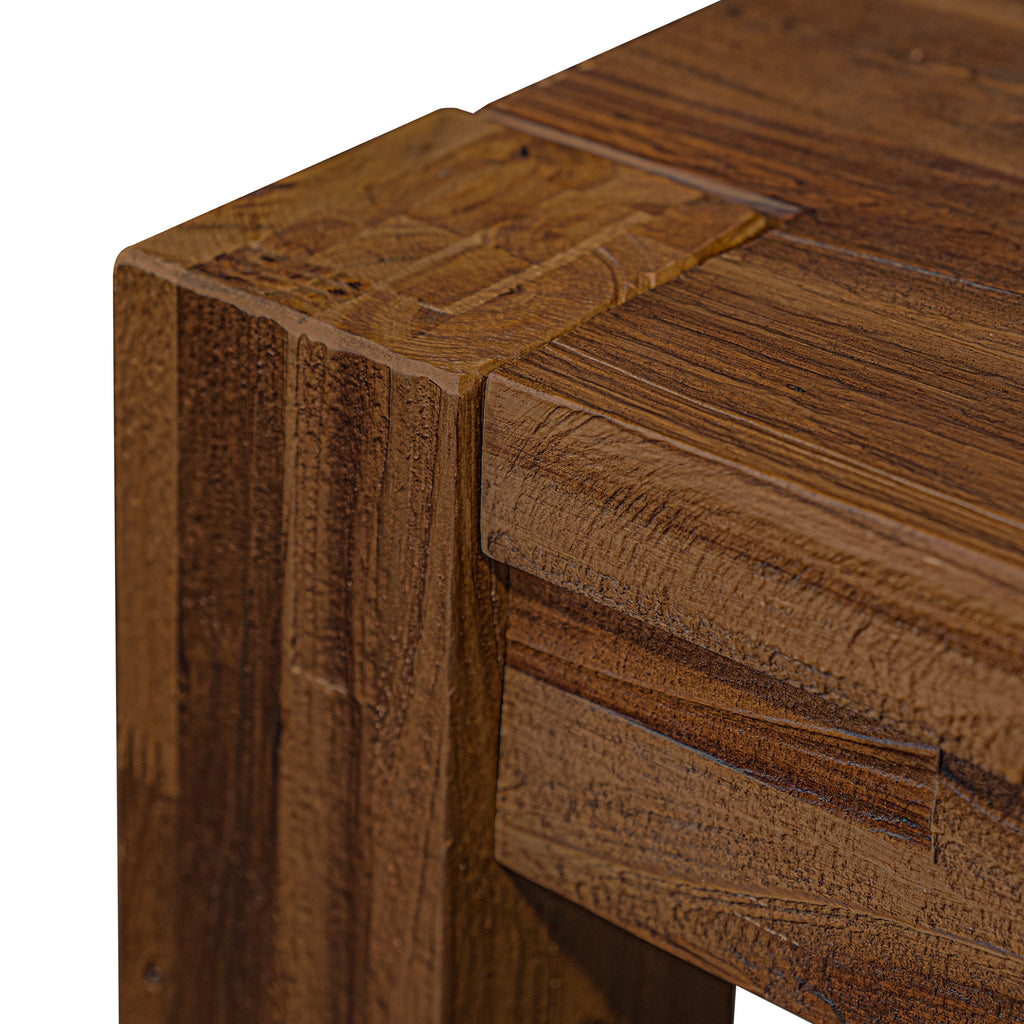 Juego de mesa de cocina de 5 piezas East West Furniture LMEL5-N8-05 para 4 personas. Incluye una mesa de comedor rectangular de madera rústica y 4 sillas tapizadas en tela de lino gris.