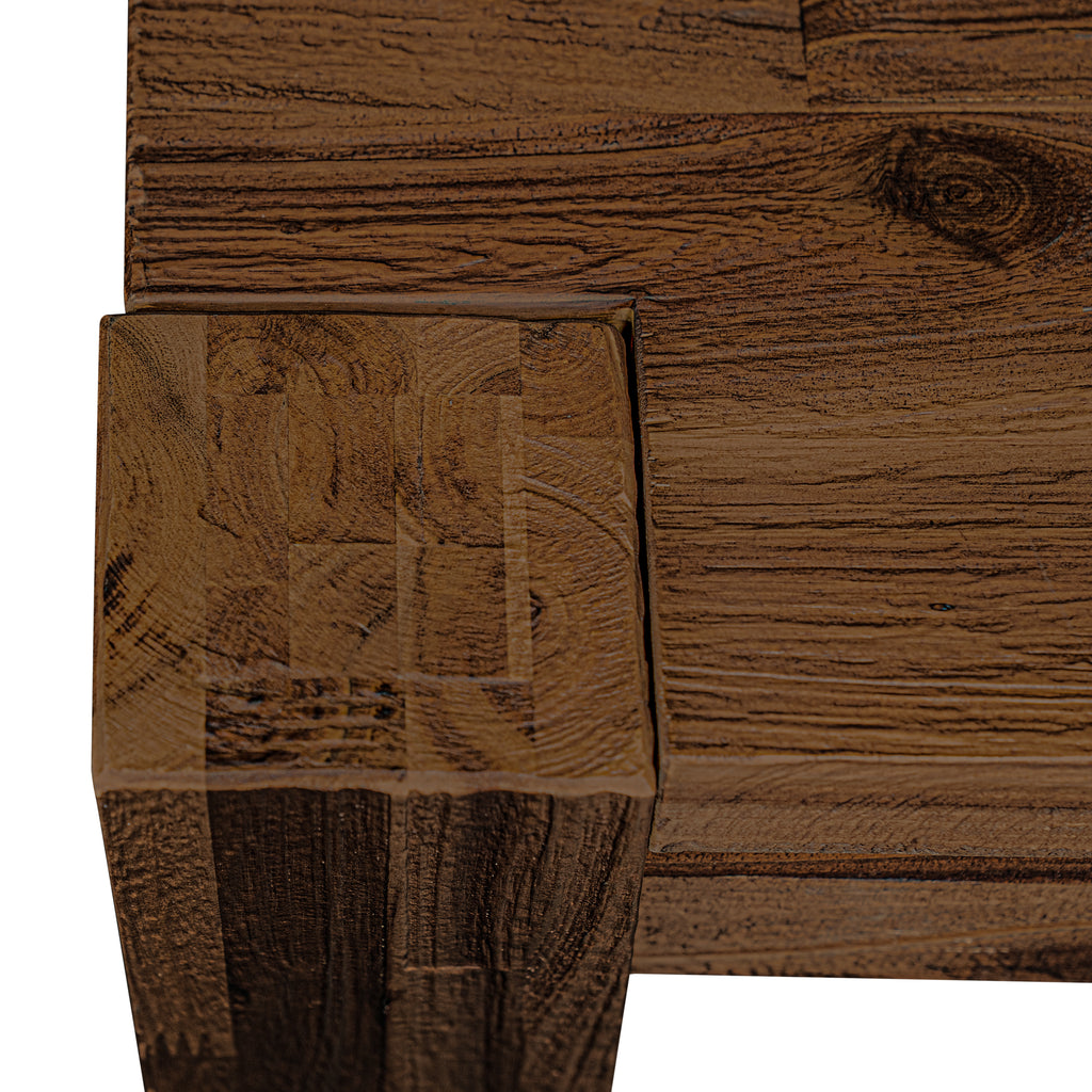 East West Furniture LMLA7-N8-05 7 Piece Kitchen Table Set Consist of a Rectangle Rustic Wood Dining Table and 6 Grey Linen Fabric Parson Dining Chairs