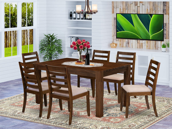 CNX17-0N-04 7-pc Dining Table Set consists of a Rectangular Table