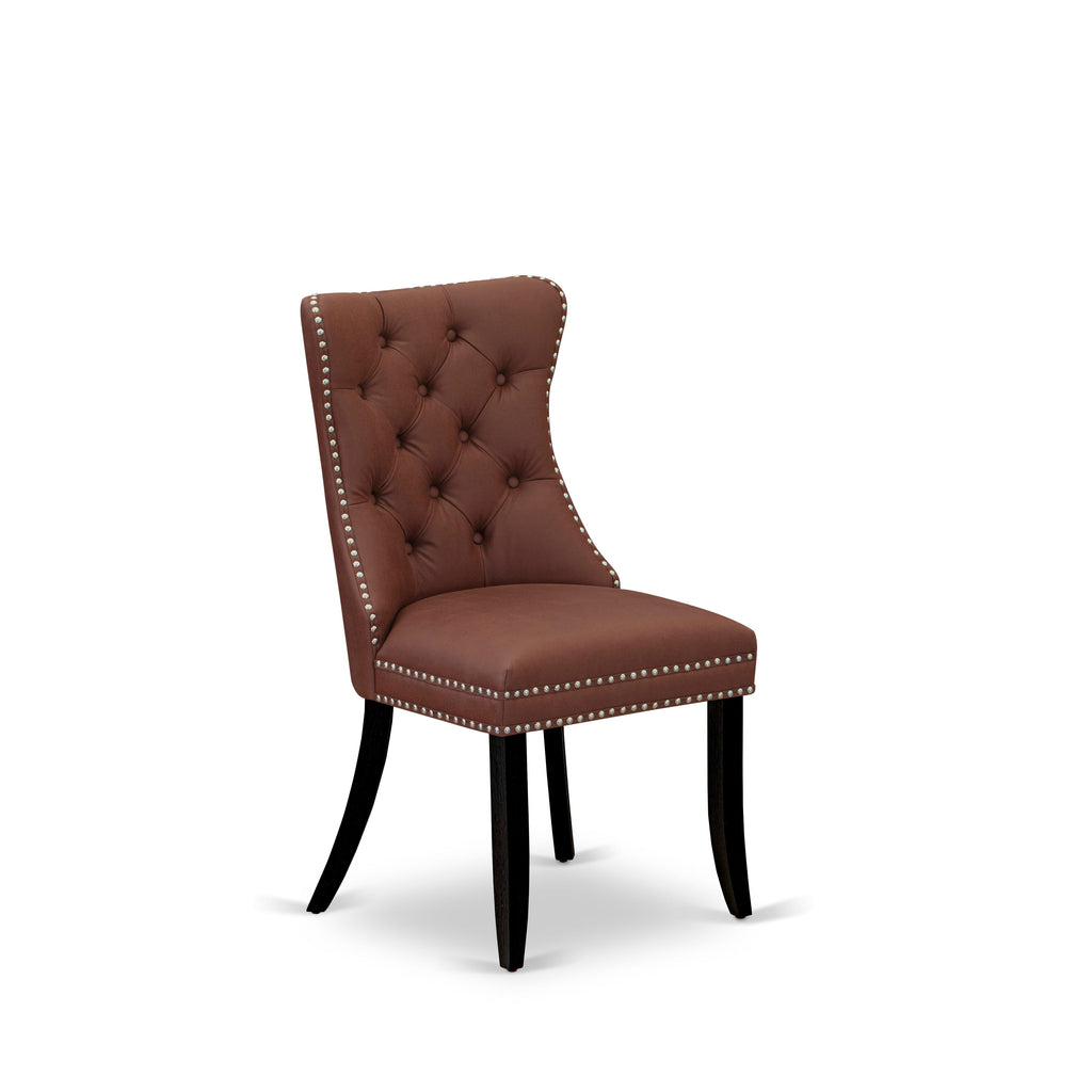 Luxe East West Furniture X12DA-0C6-26 14-piece Dining Room Table Set a Rectangular Kitchen Table with a coffee Table and 12 Burgundy Faux Leather Dining Room Chair