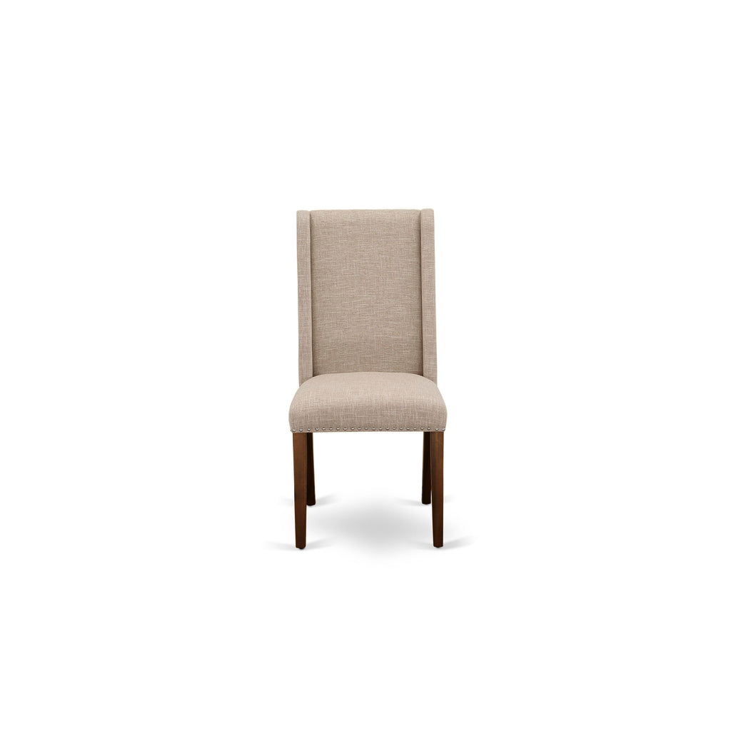 Luxe by East West Furniture X07FL-B08-04 - Juego de comedor extensible de 9 piezas que incluye una mesa de cocina rectangular