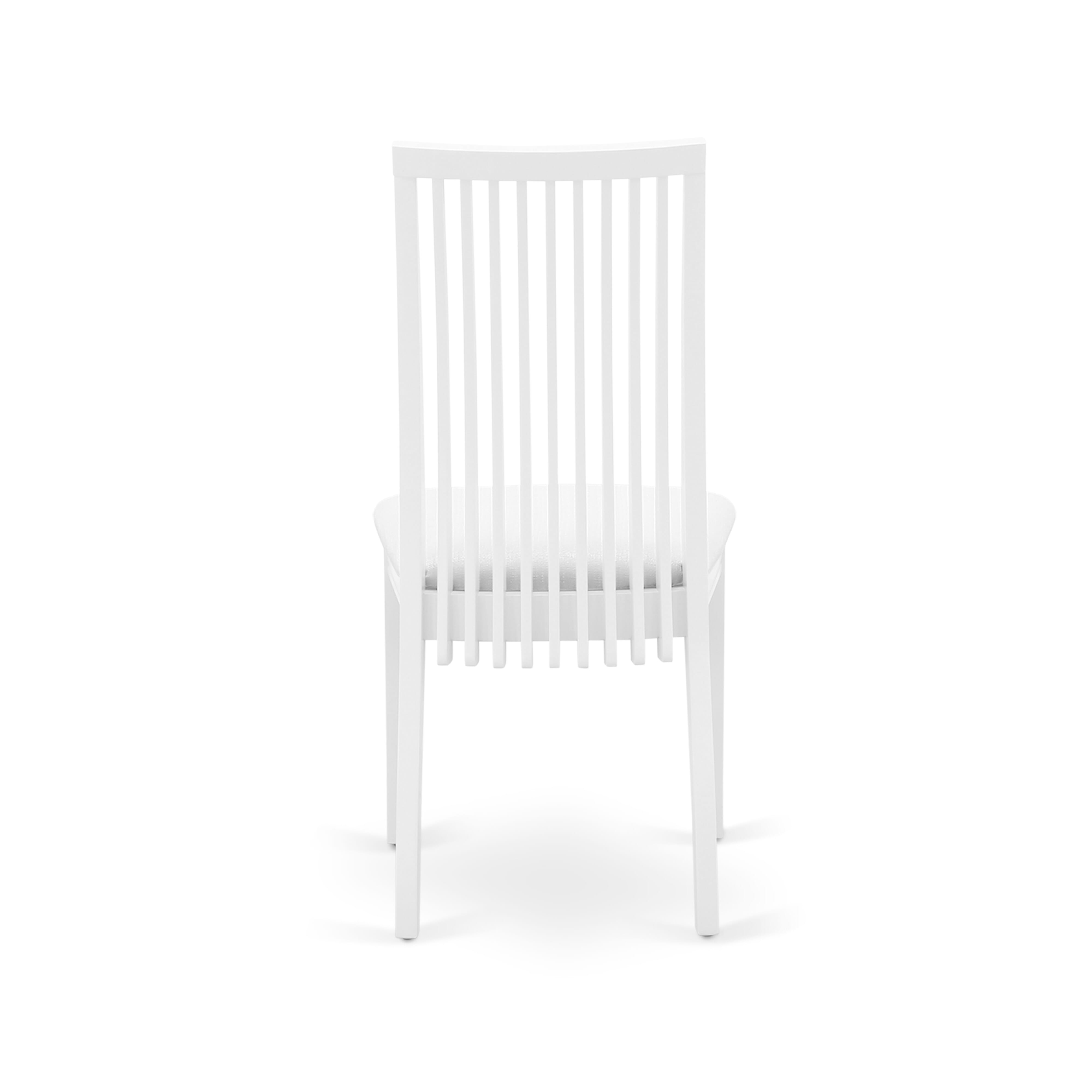 El juego de comedor LGIP5-LWH-C de 5 piezas incluye una mesa rectangular con hojas de mariposa y cuatro sillas de comedor con asiento de lino.