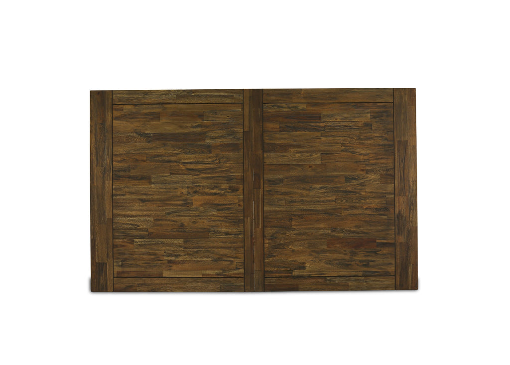 East West Furniture LADA9-07-T23 9 Piece Kitchen Set Consists of a Rectangle Dining Table with Removable leaf and 8 Upholstered Chairs, 42x92 Inch, Distressed Jacobean