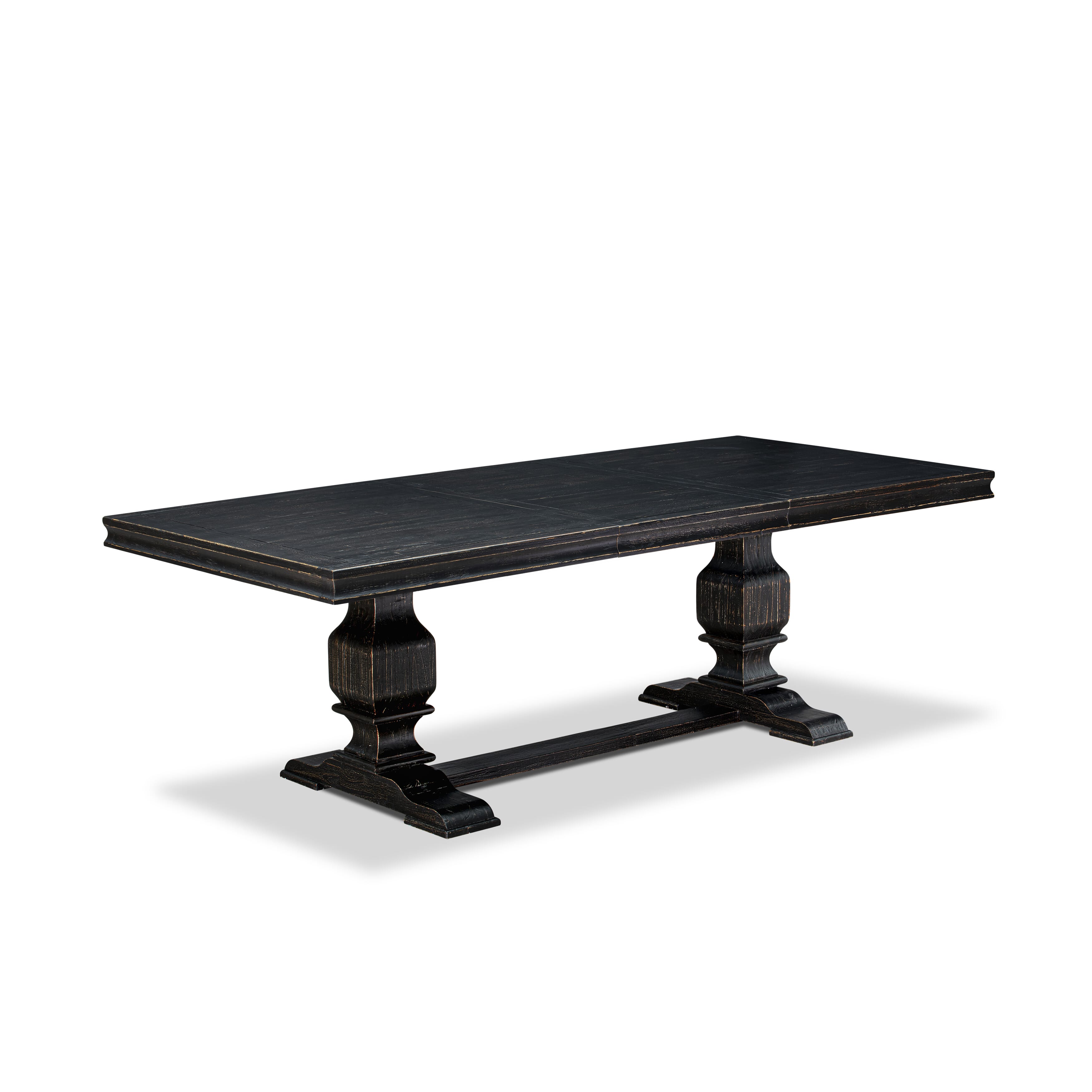 Luxe by East West Furniture LKLA5-SBB-47 5 Pieces Modern Dining Set Includes a Rectangular Kitchen Table and 4 Light Sable Linen Fabric Dining Chairs with Black legs - Sand Blasting Black finish