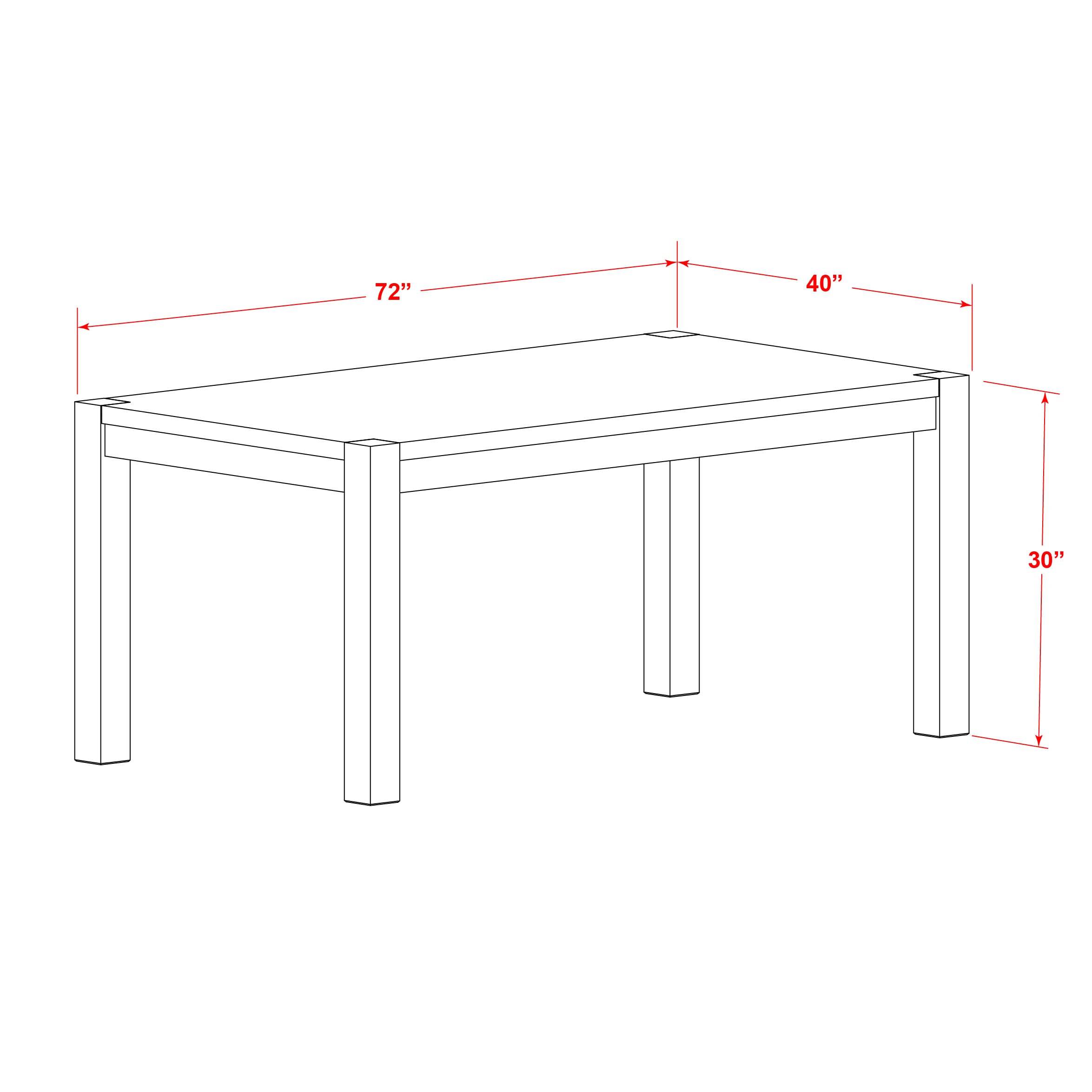 East West Furniture LMDA7-0N-T12 7 Piece Kitchen Table Set Includes a Rectangle Rustic Wood Dining Table and 6 Upholstered Chairs, 40x72 Inch, Sandblasting Antique Walnut
