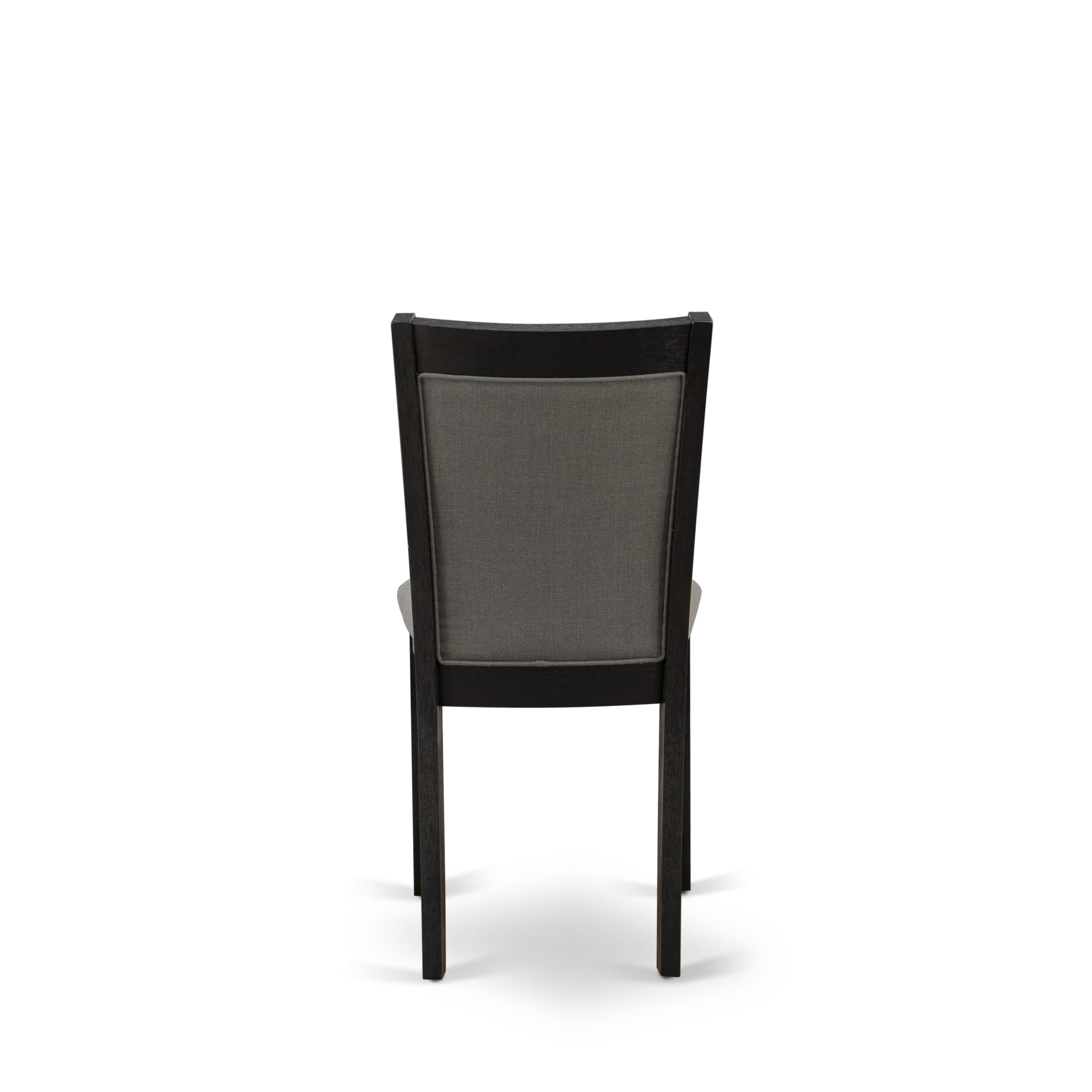 Juego de mesa de comedor Luxe East West Furniture X12MZ-0C6-50 de 14 piezas, una mesa de cocina rectangular con una mesa de centro y 12 sillas de comedor de tela de lino gris Gotham oscuro