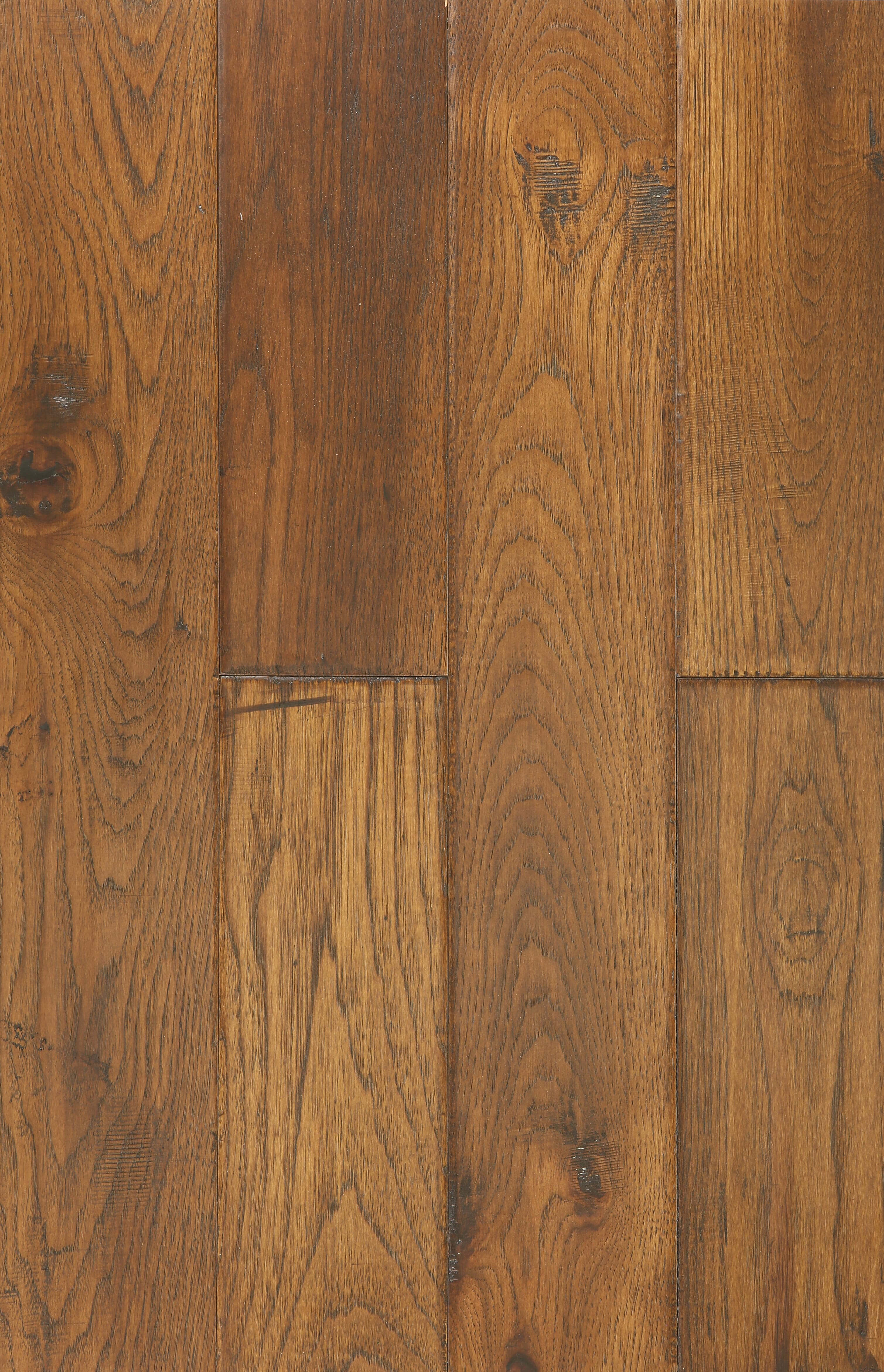 Sango Premier Hickory Autumn Brown 1/2" x 5" x Random Length Handscraped Engineered Hardwood Flooring( 26.24 sqft/box)