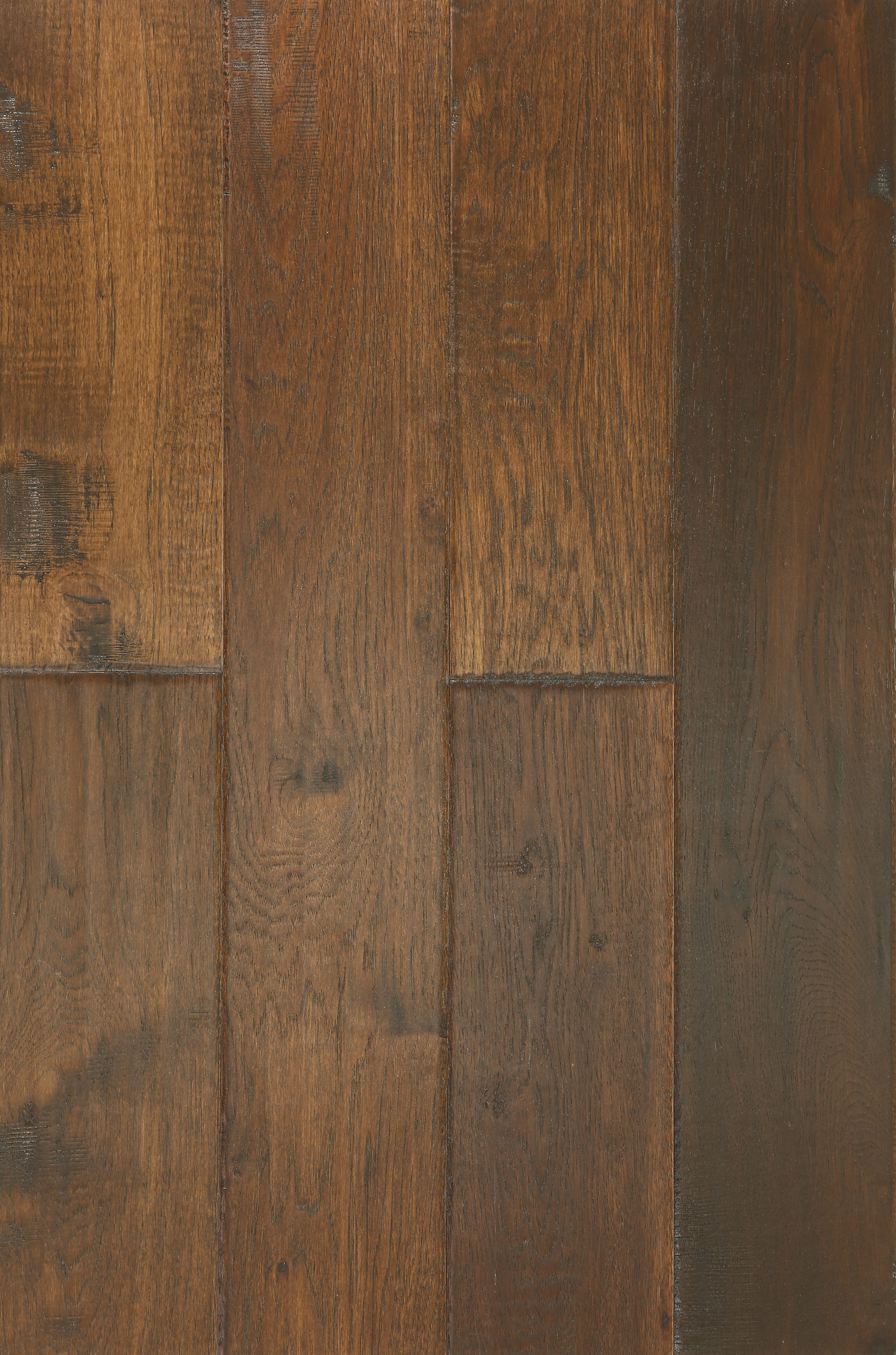 Sango Premier Hickory Spice Brown 1/2" x 5" x Random Length Handscraped Engineered Hardwood Flooring( 26.24 sqft/box)