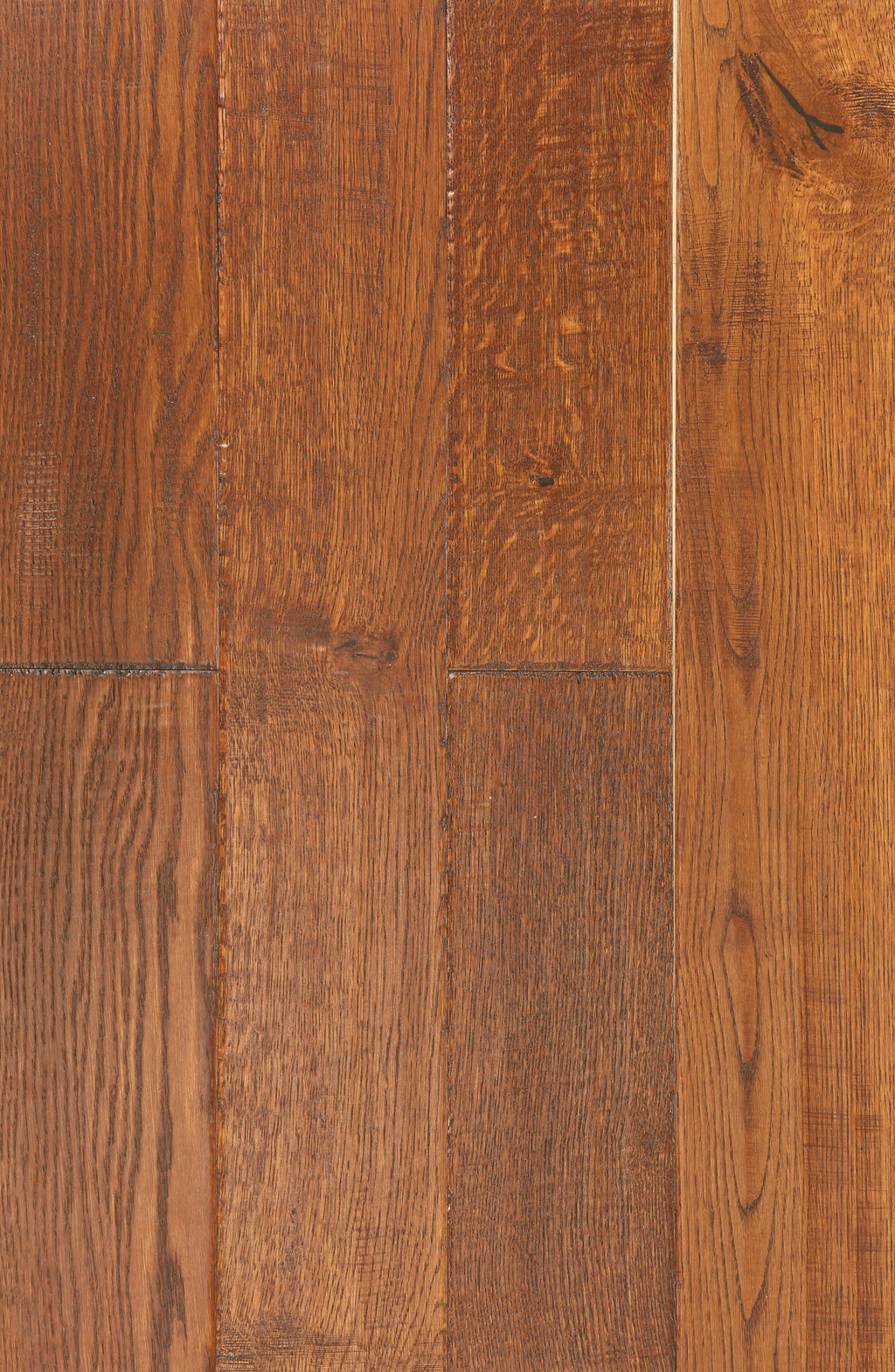 East West Furniture SP-5OH06 Sango Premier Engineered Hardwood Floor - European Oak - 1/2 in x 7 in x Random Length Handscraped