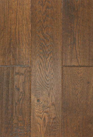 East West Furniture SP-7OH04 Sango Premier Engineered Hardwood Floor - European Oak - 1/2 in x 7 in x Random Length Handscraped