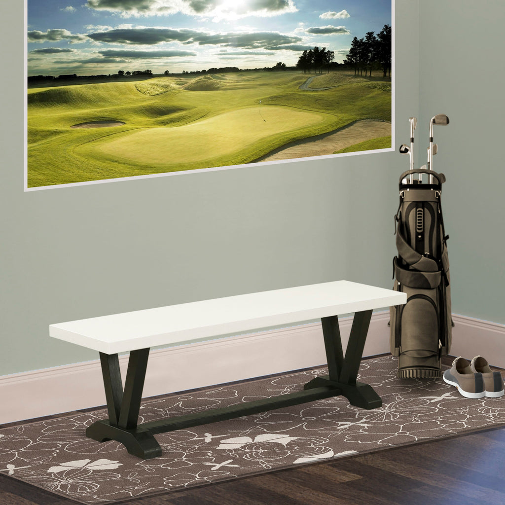 East West Furniture - Juego de 6 sillas de cocina con asiento de tela de lino gris Gotham oscuro y respaldo capitoné con botones