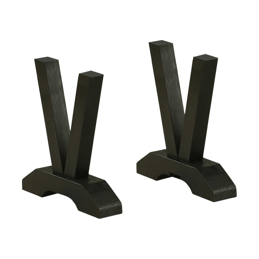 V-Style 72 Trestle Dining Bench Base Finish Wirebrushed Black