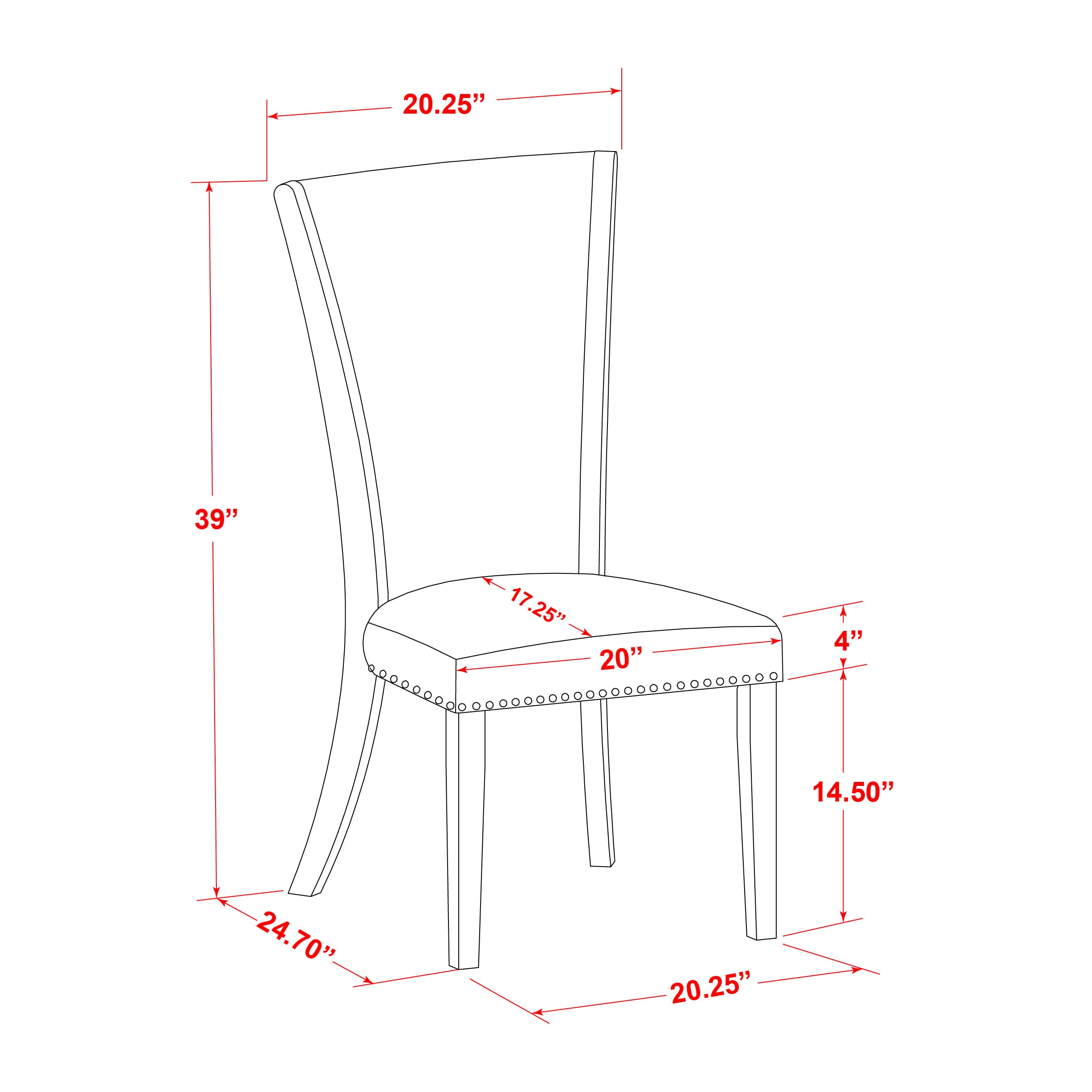 V027VE215-9 9 Piece Kitchen Table Set - 8 Baby Blue Linen Fabric Dining Room Chairs with Nail Heads and linen white Modern Kitchen Table - linen white Finish